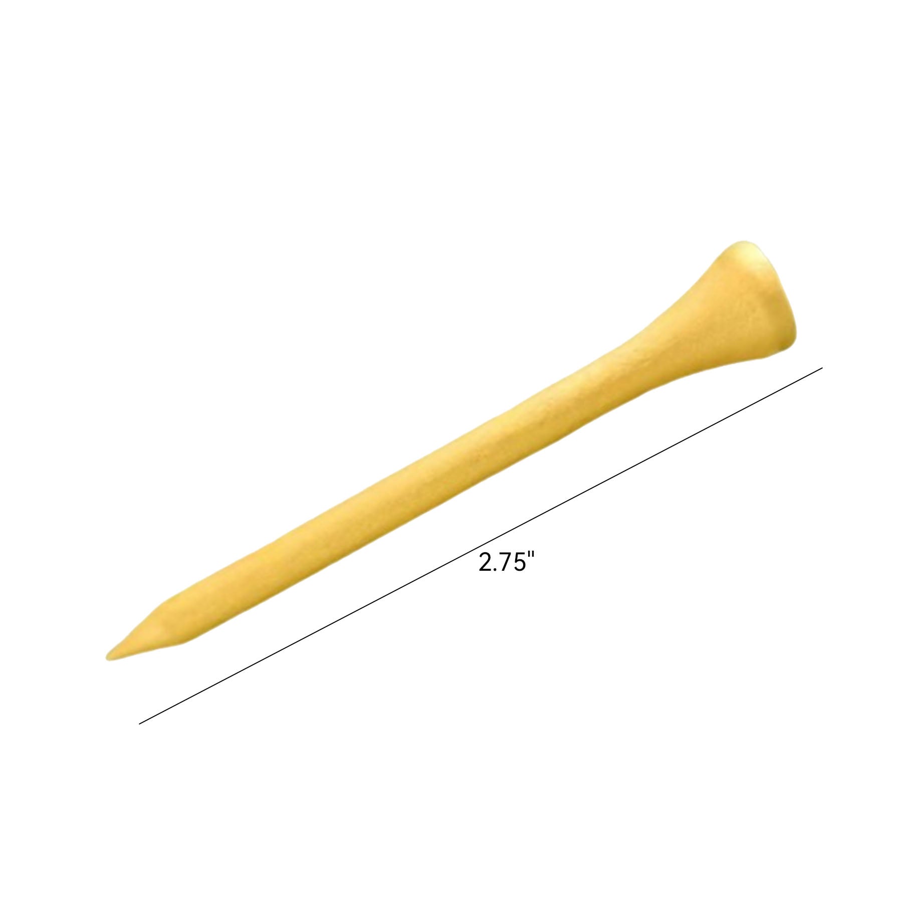 Golden Golf Tee