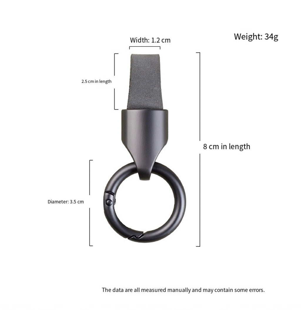 Matte Cowhide Keychain