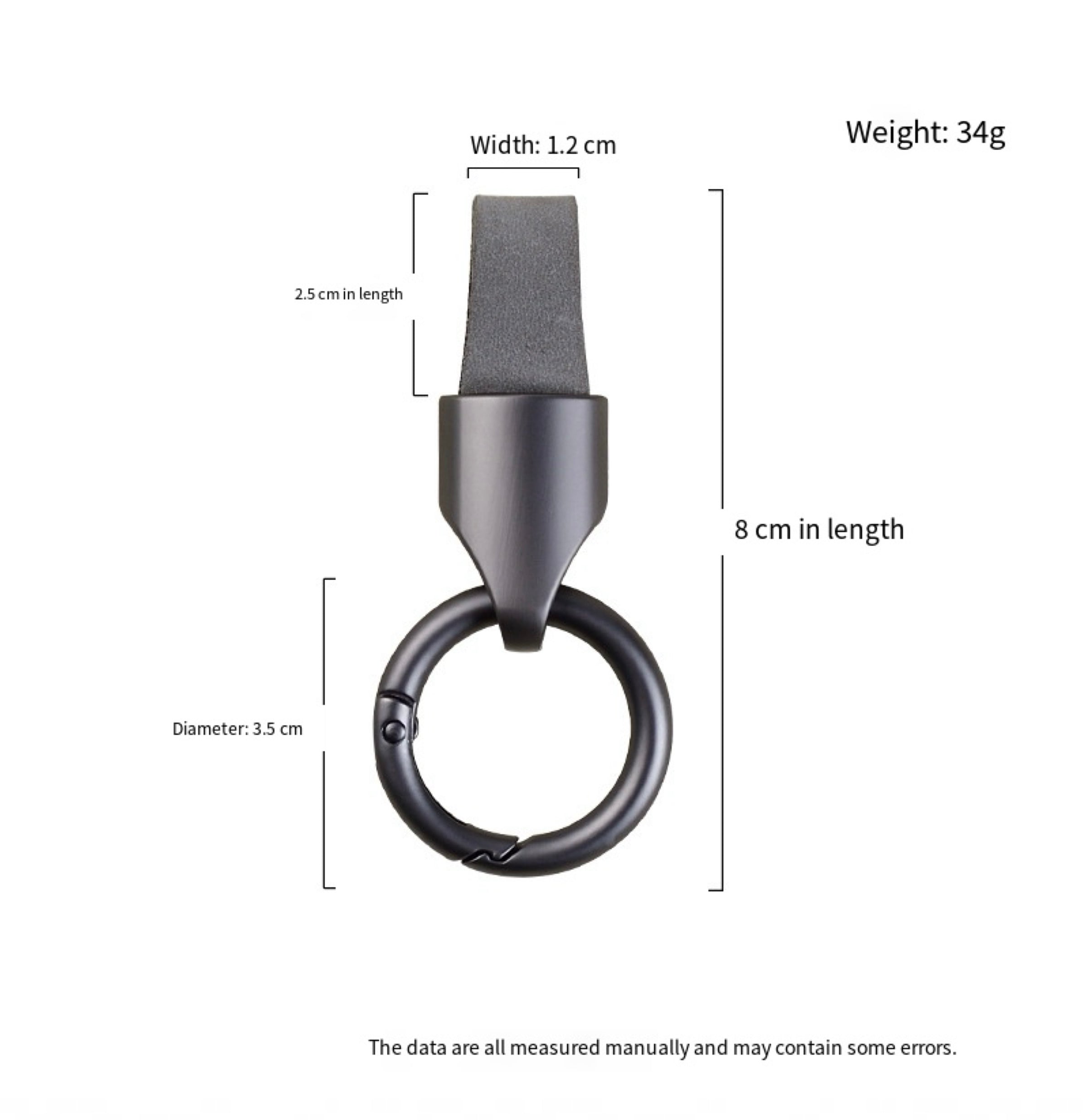 Matte Cowhide Keychain