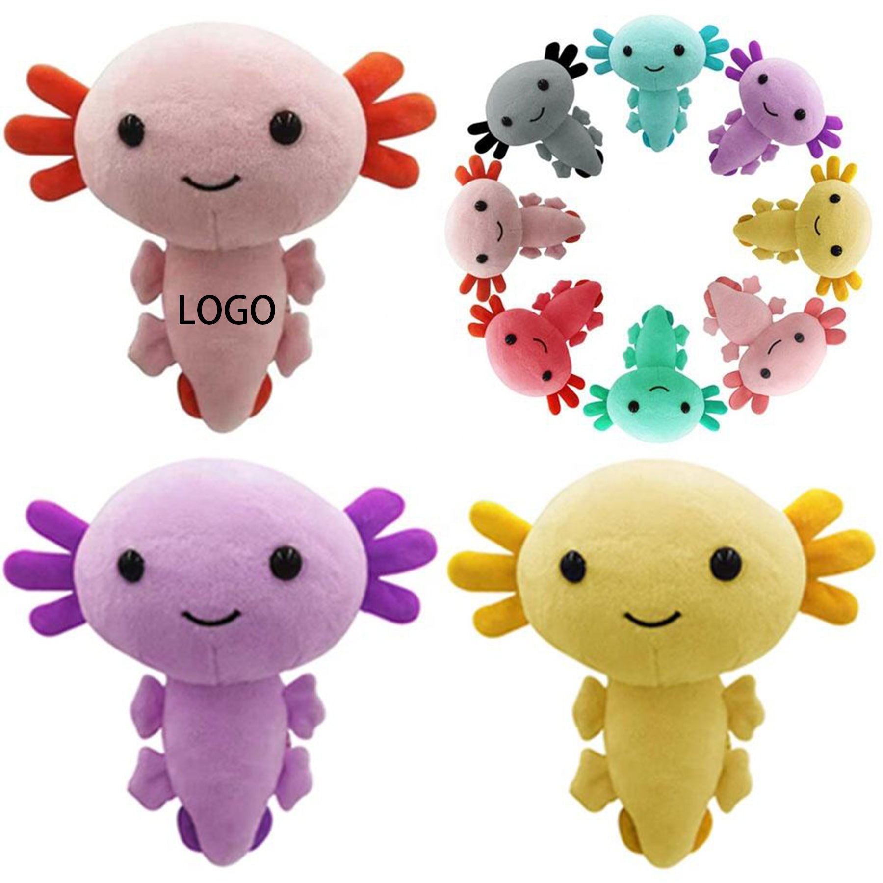 Kawaii Animal Axolotl Plushie Figure