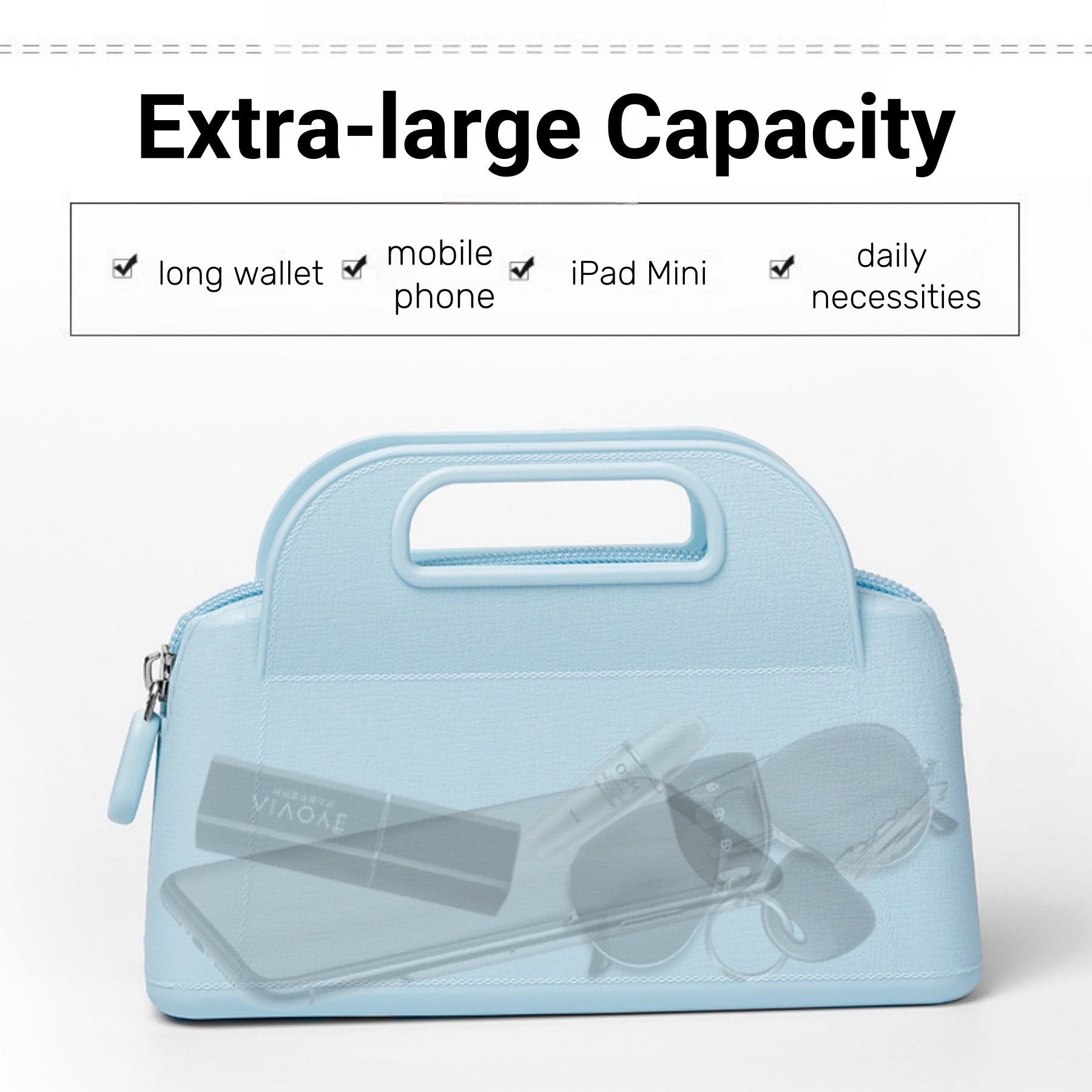 Portable Silicone Makeup Bag