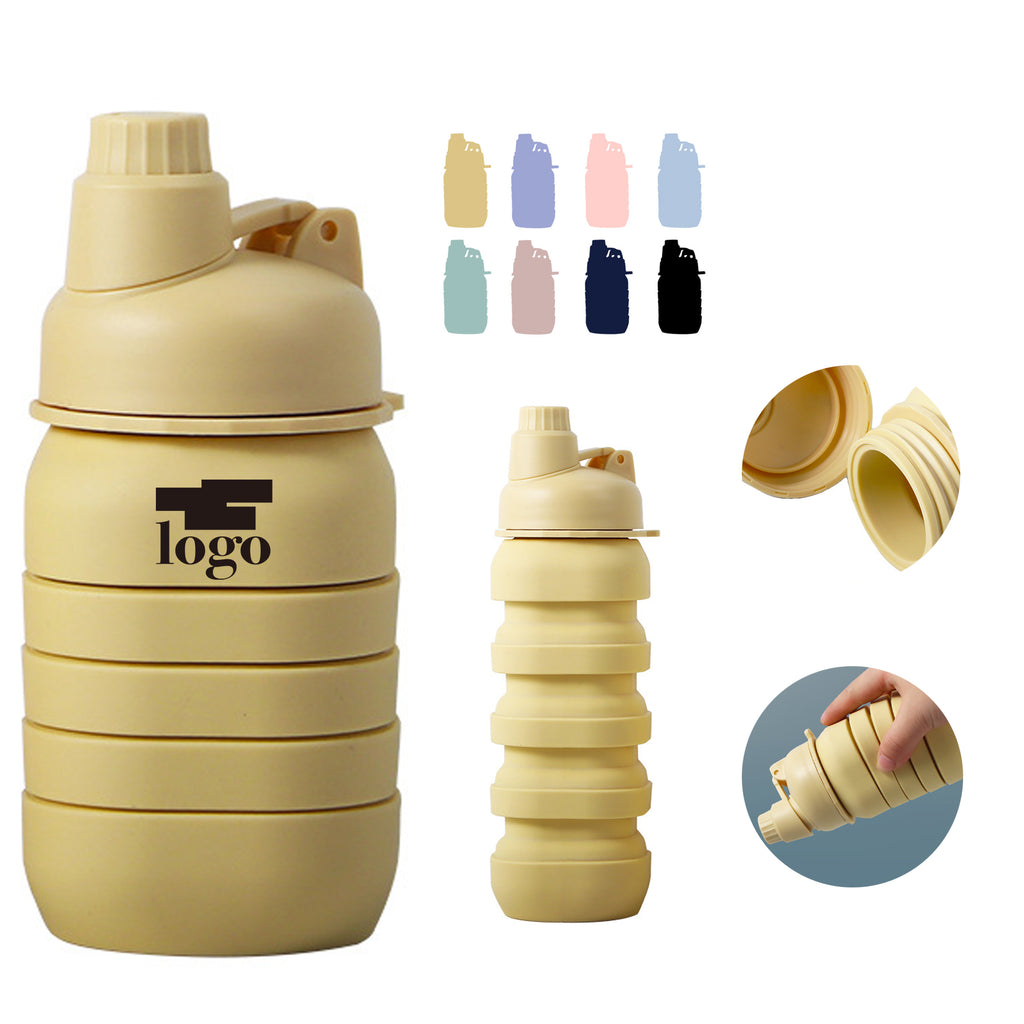 Outdoor Folding Portable Silicone Sports Water Bottle