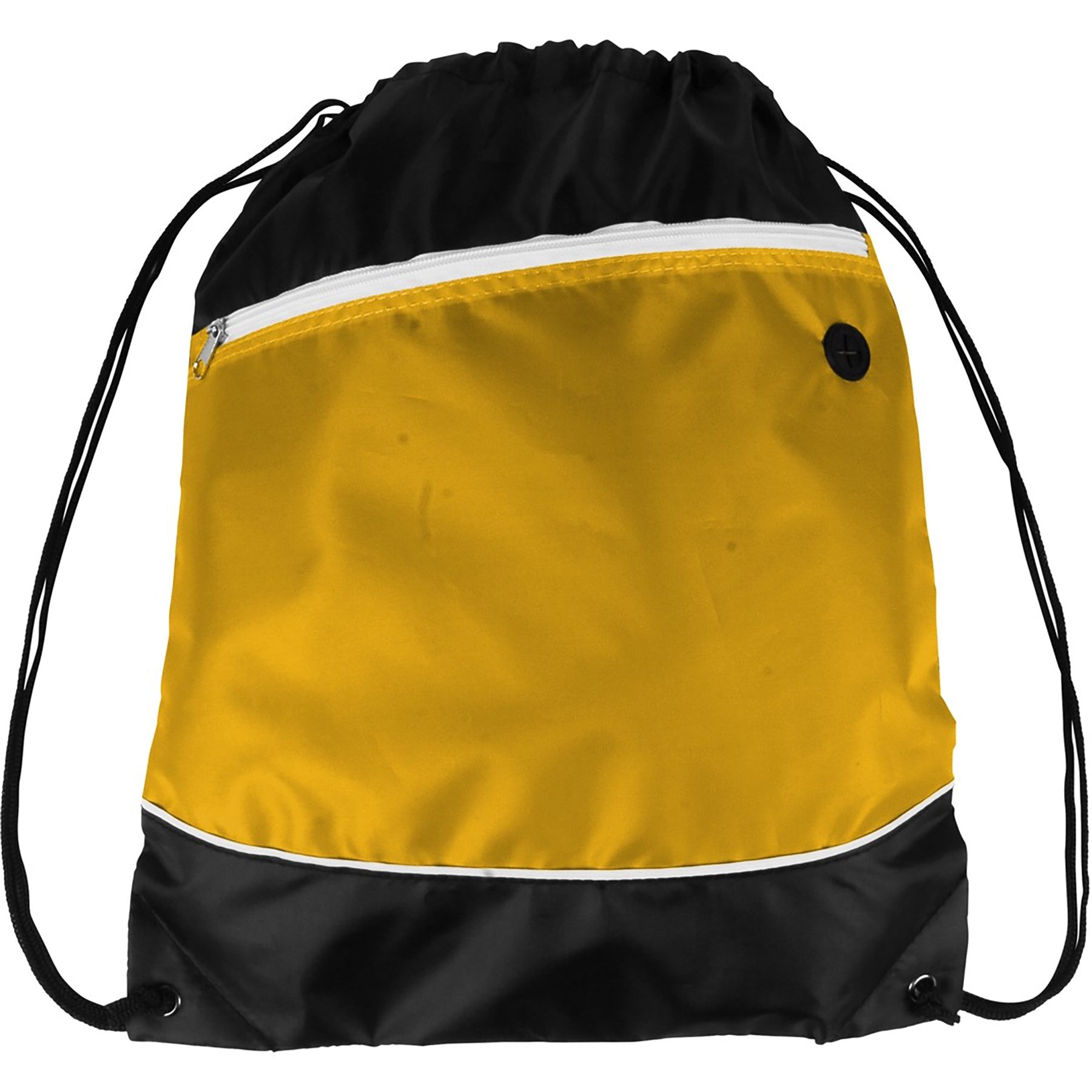 Sports Drawstring Backpack With Earphone Hole