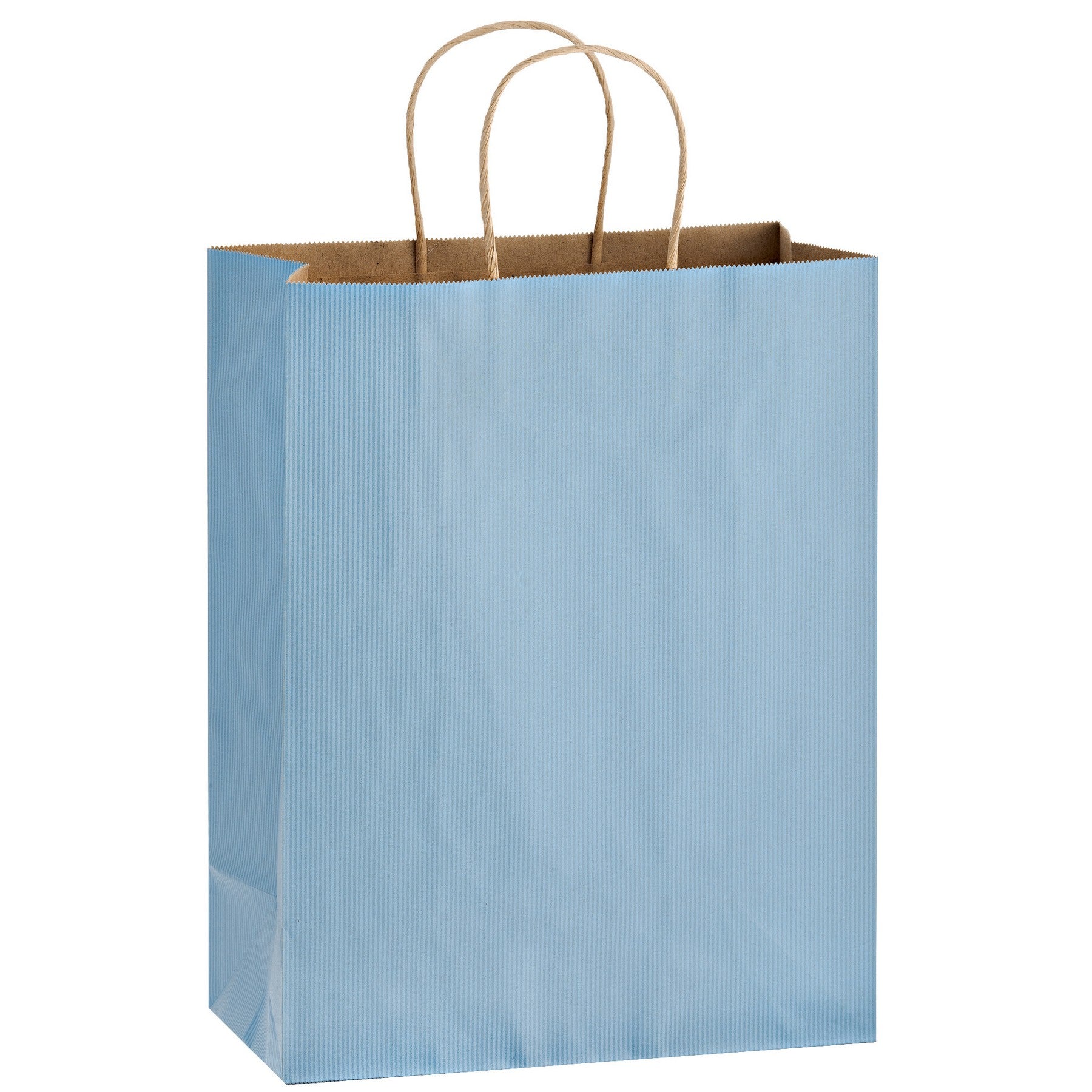Matte Color Paper Shopper Tote Bag (10"x5"x13")