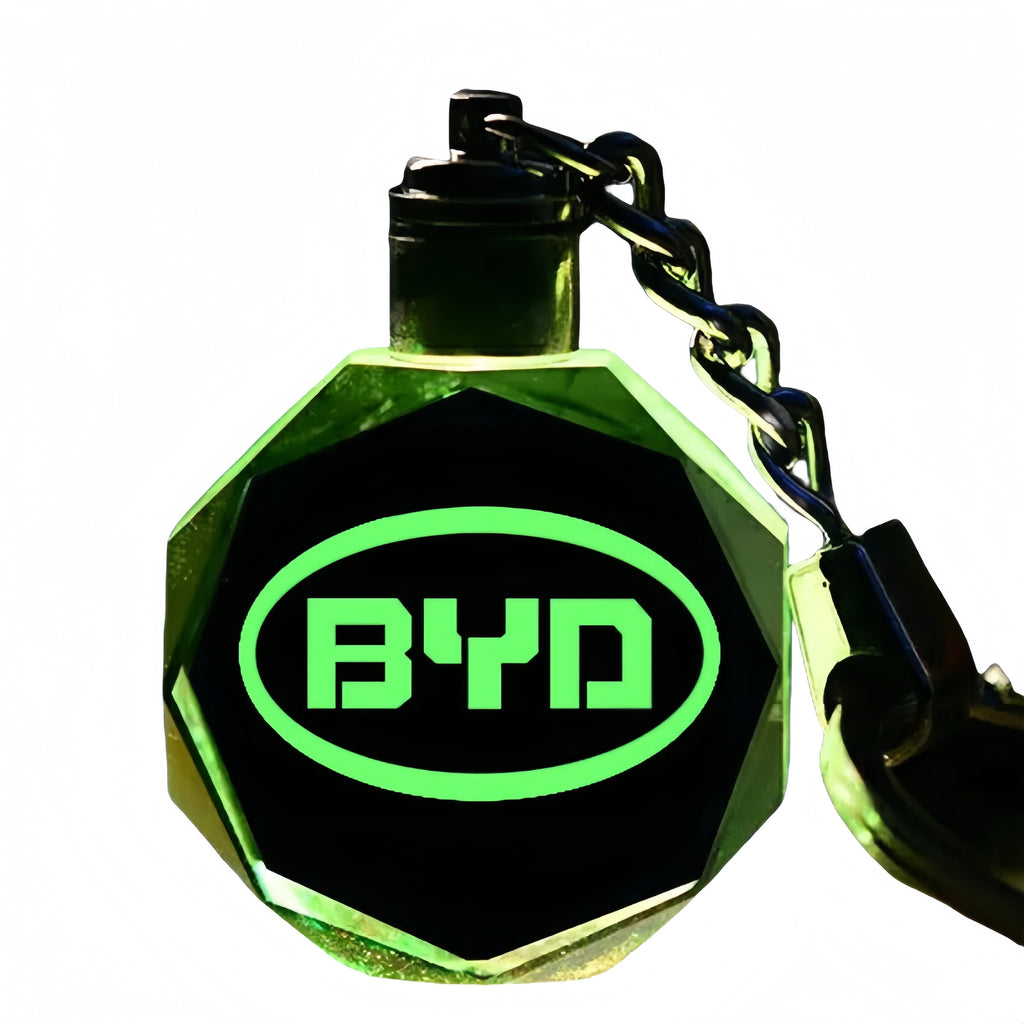 Light Up Crystal Keychain