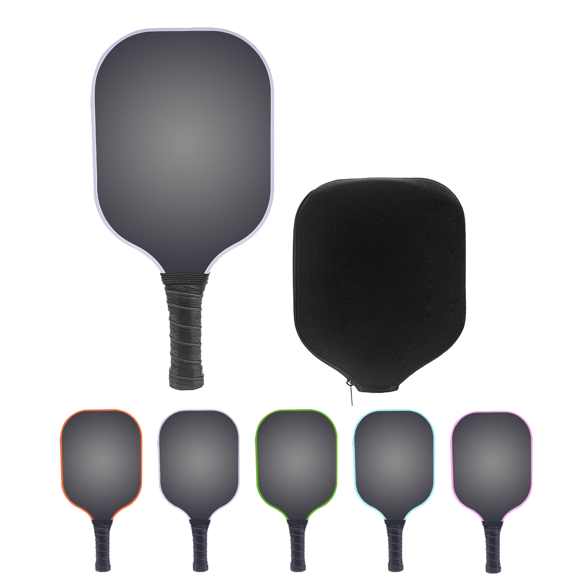 Pickleball Paddle Fiberglass Surface With Bag For Beginners
