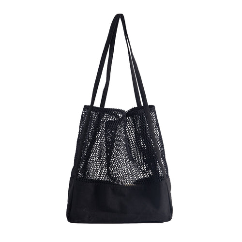 Canvas Mesh Shopping Bag