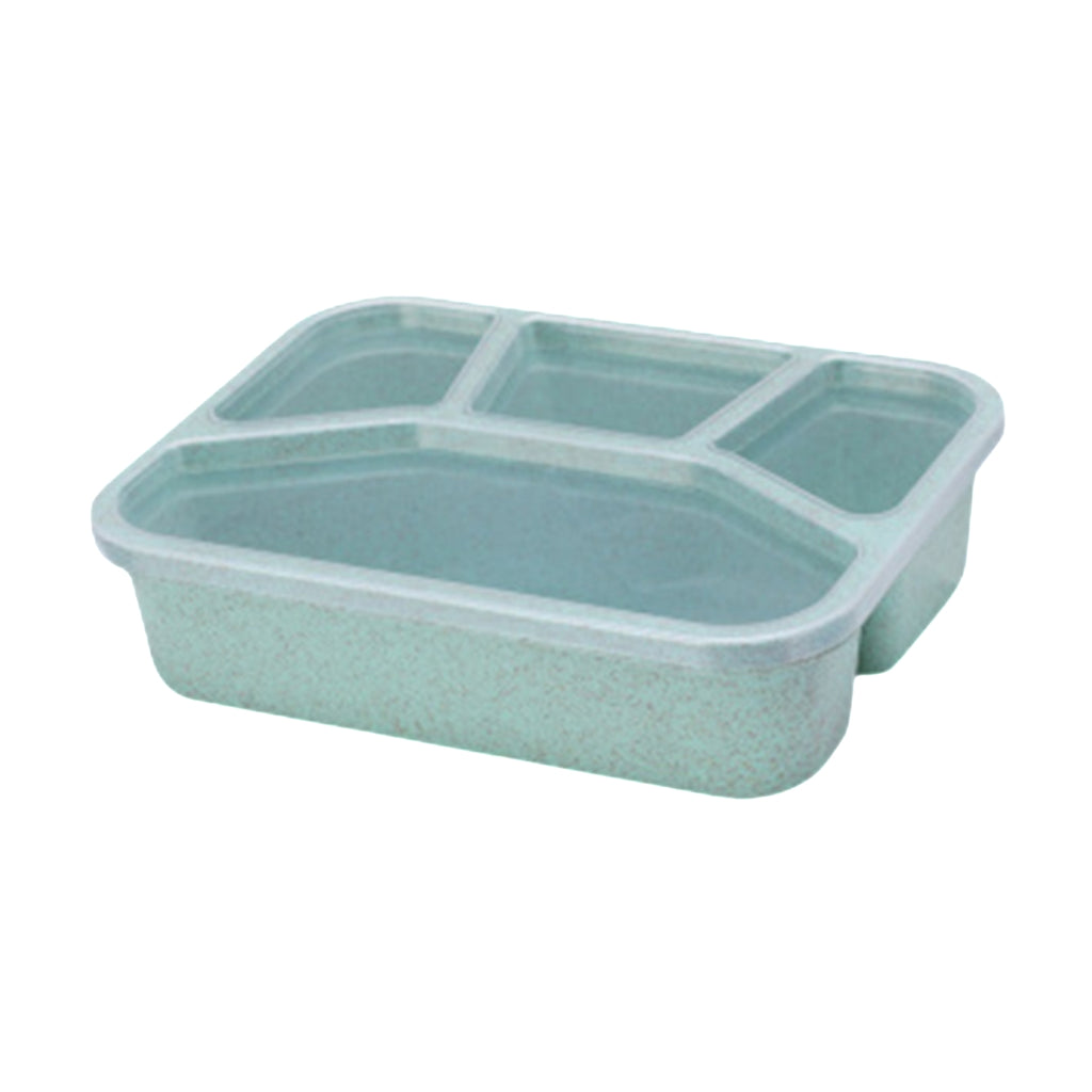 4 - Compartment Lunch Box Made Of Wheat Straw