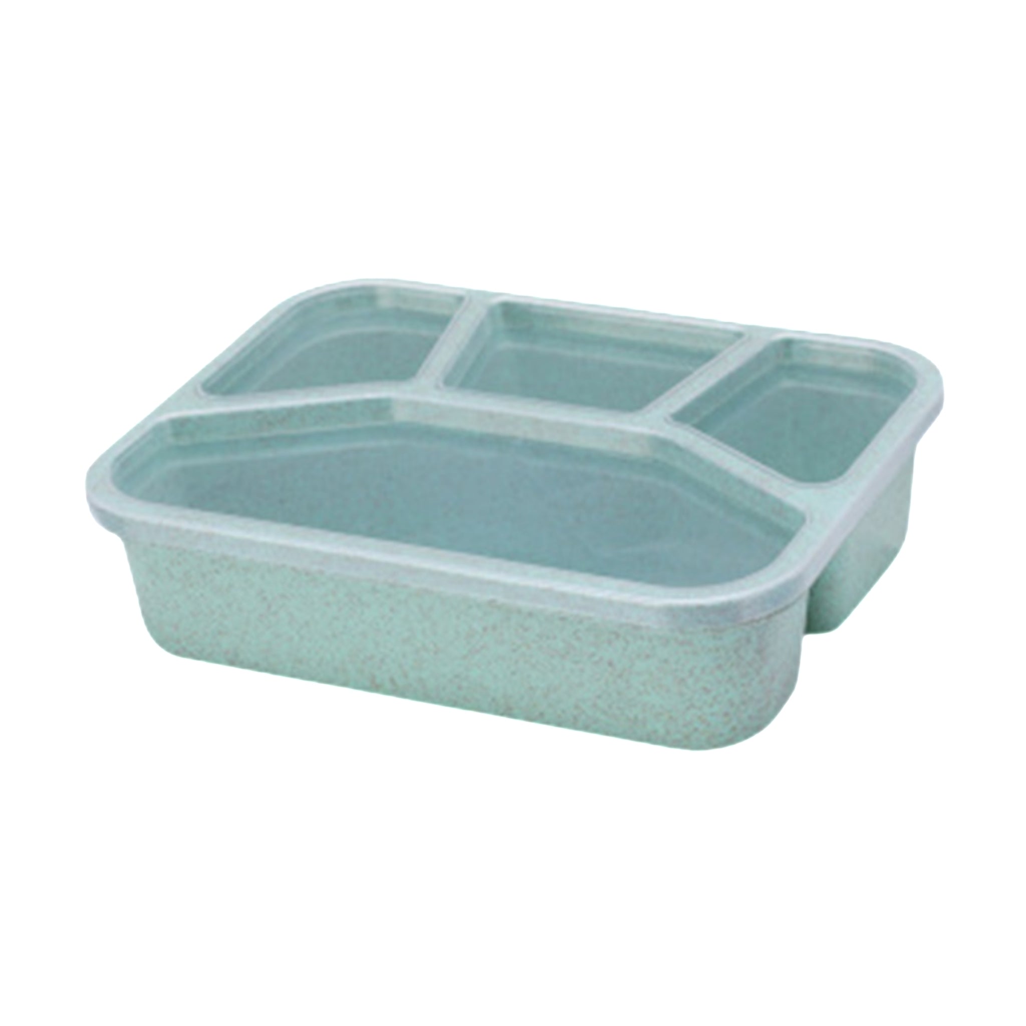 4 - Compartment Lunch Box Made Of Wheat Straw
