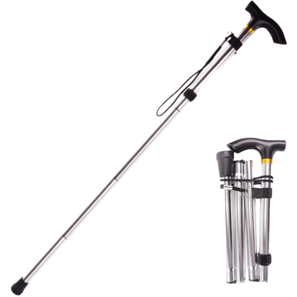 5-Section Telescopic And Foldable Hiking Poles