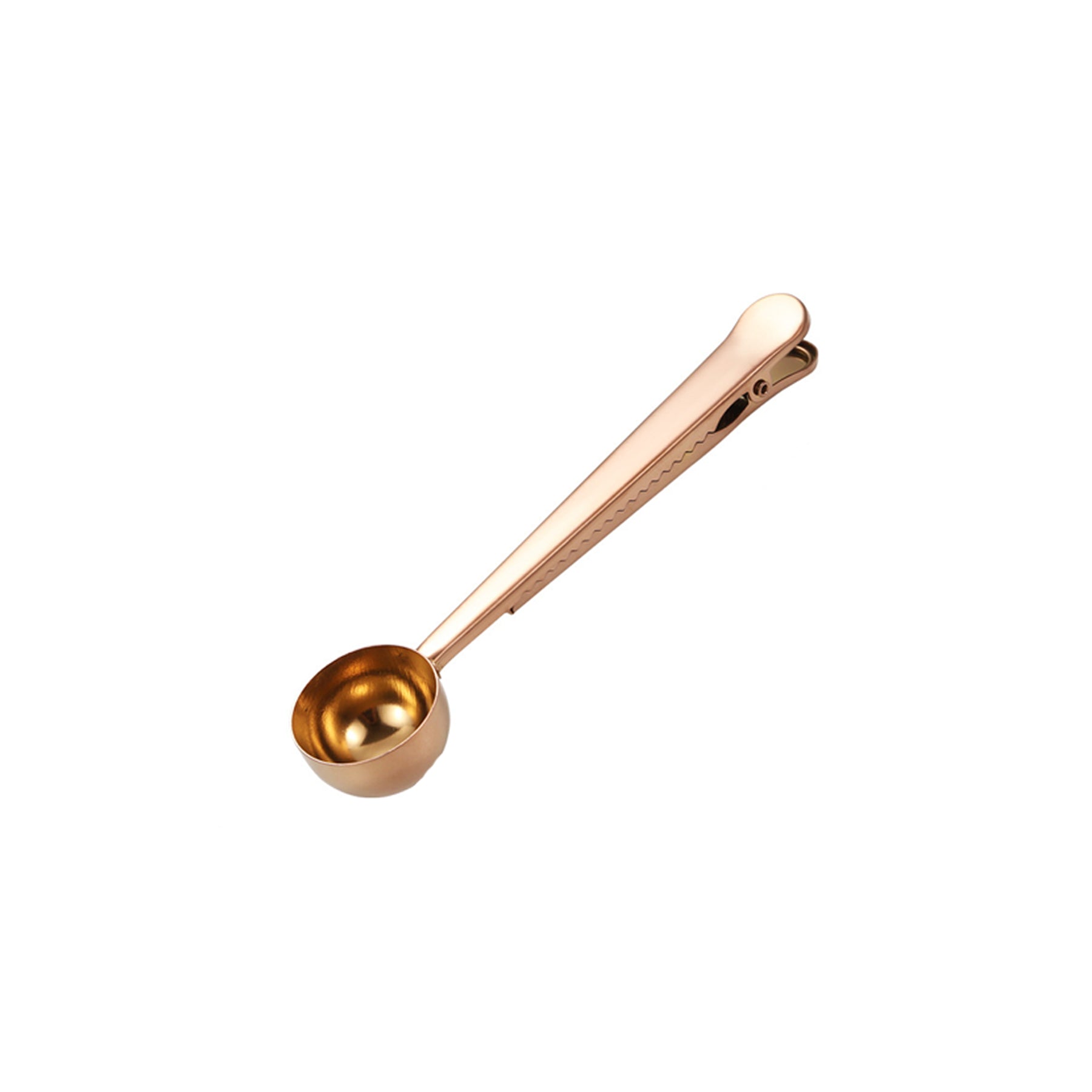 Stainless Steel Coffee Scoop With Clip