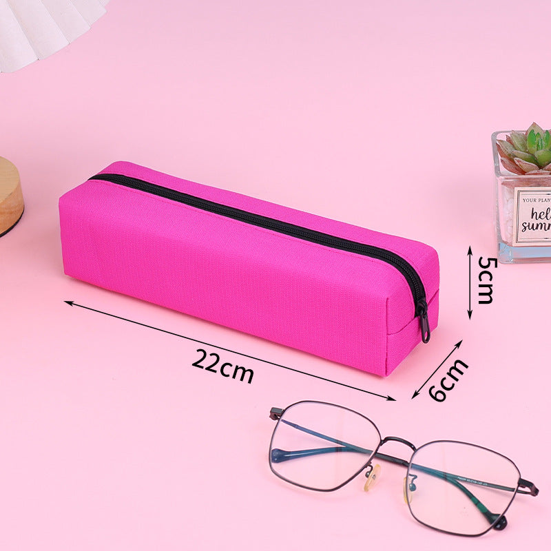 Simple Large Capacity Oxford Cloth Pencil Pouch