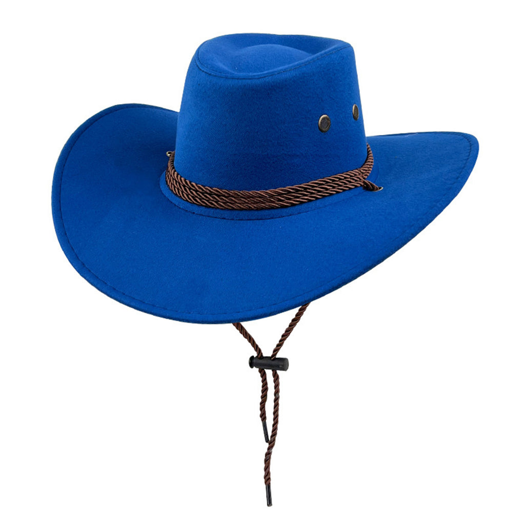 Vintage Wide-Brimmed Western Cowboy Hat