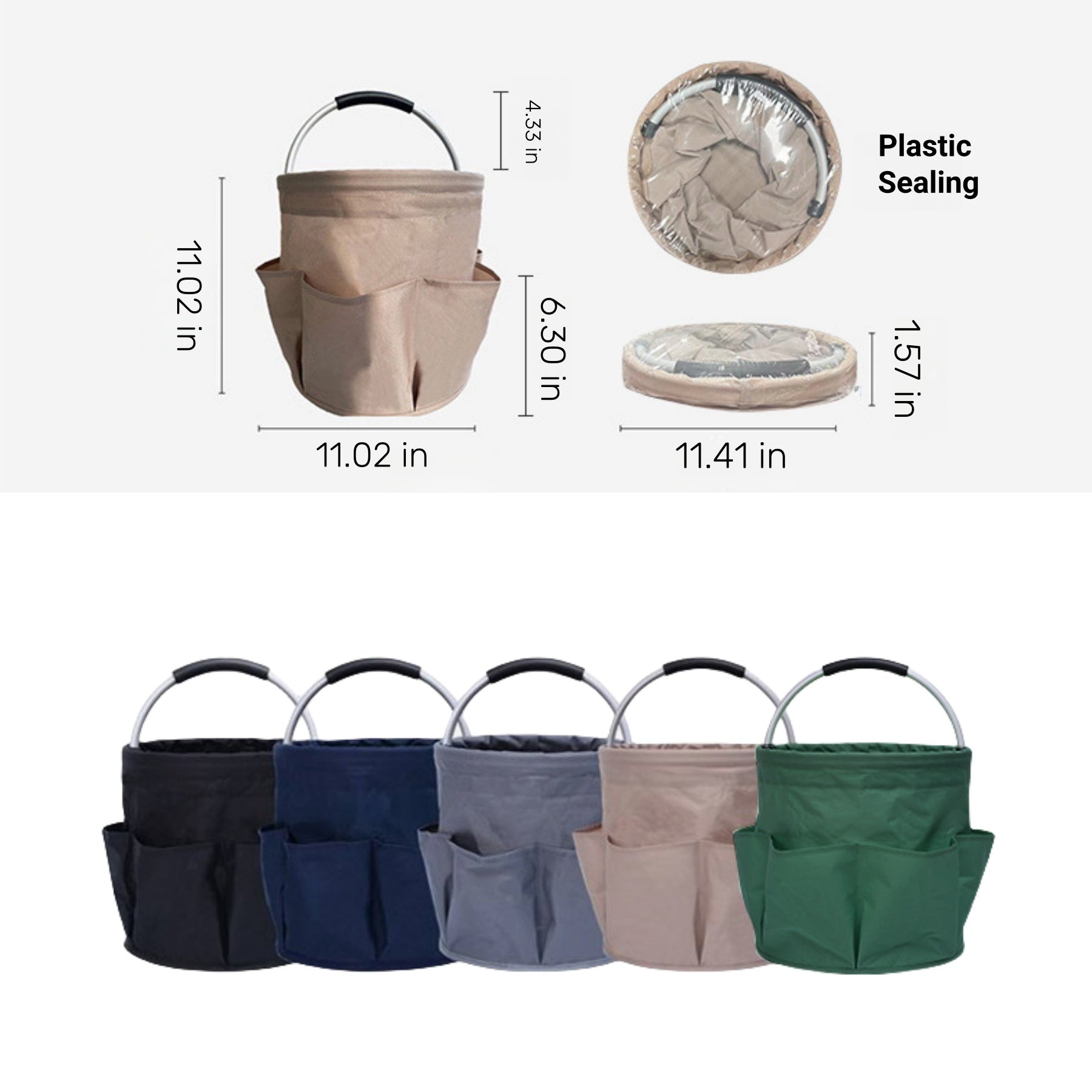 Handheld Oxford Cloth Picnic Basket