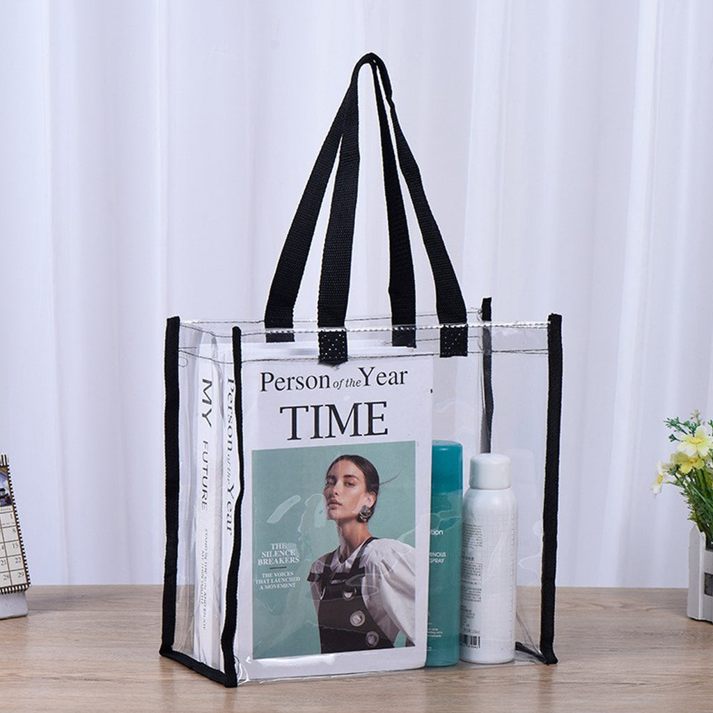 Clear PVC Plastic Tote Bag