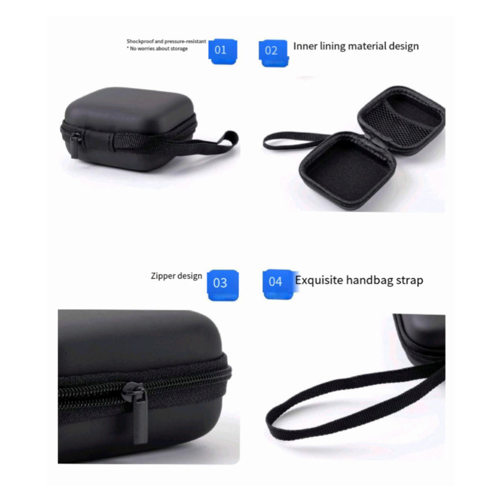 Earphone Case EVA Shockproof Organizer Cable Travel Storage