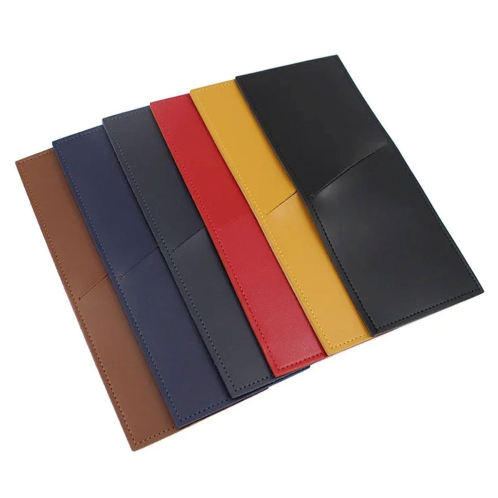 Portable Leather Cutlery Bag