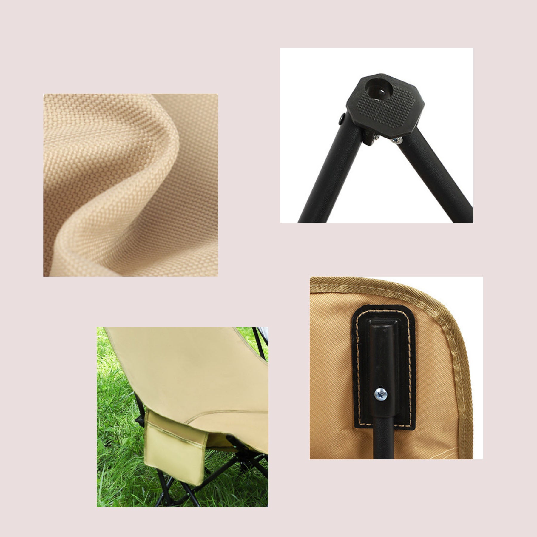 3-Level Reclining Camping Chair
