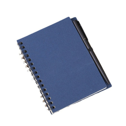 A5 Spiral Notebook Lined Hard Kraft Cover