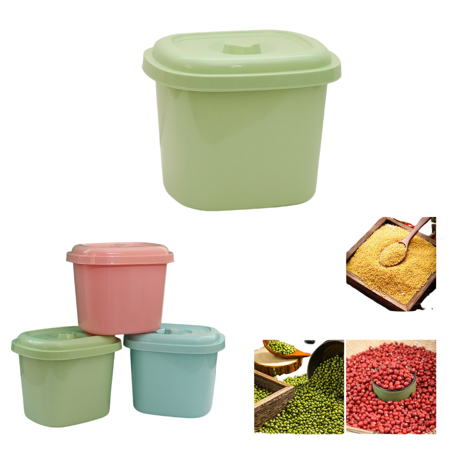 Thickened And Sealed Rice Storage Box