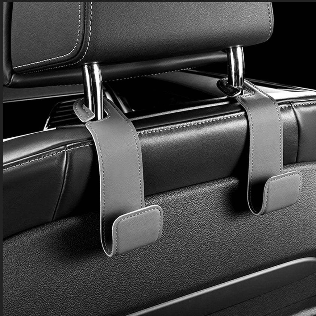 Folding Pu Leather Car Seat Headrest Hook