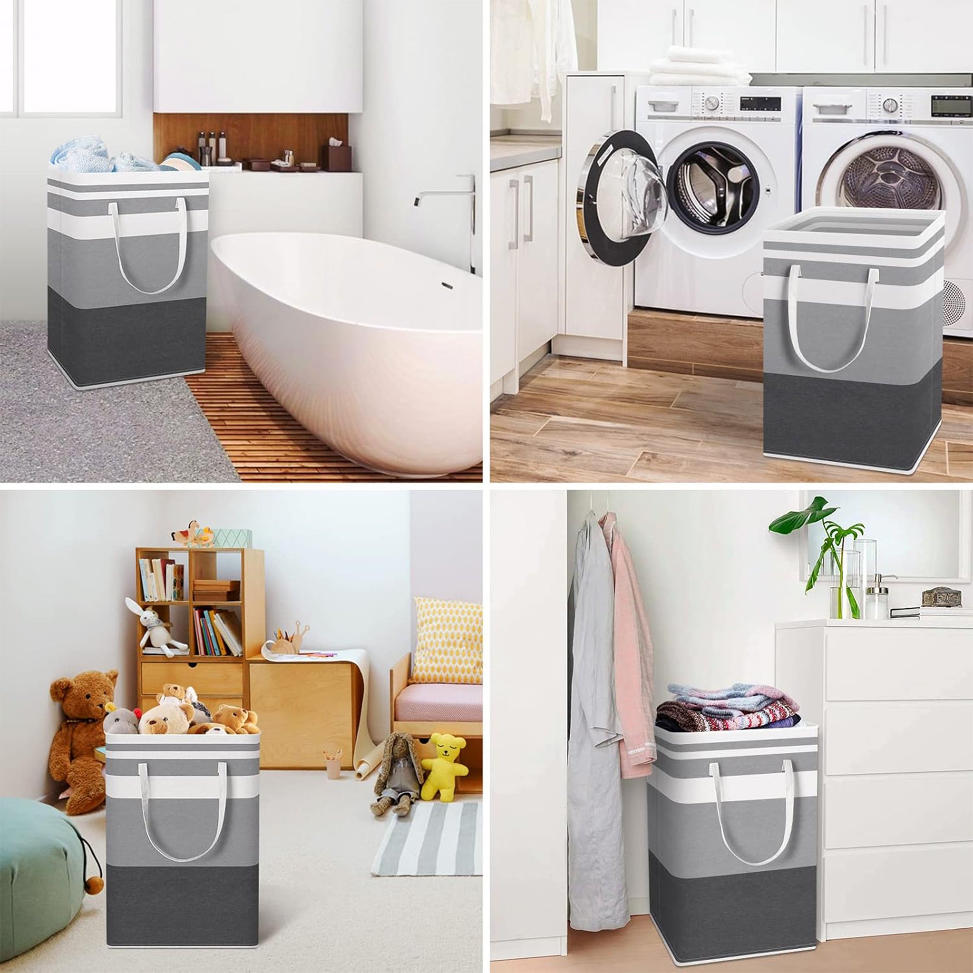 75L Large Freestanding Laundry Basket