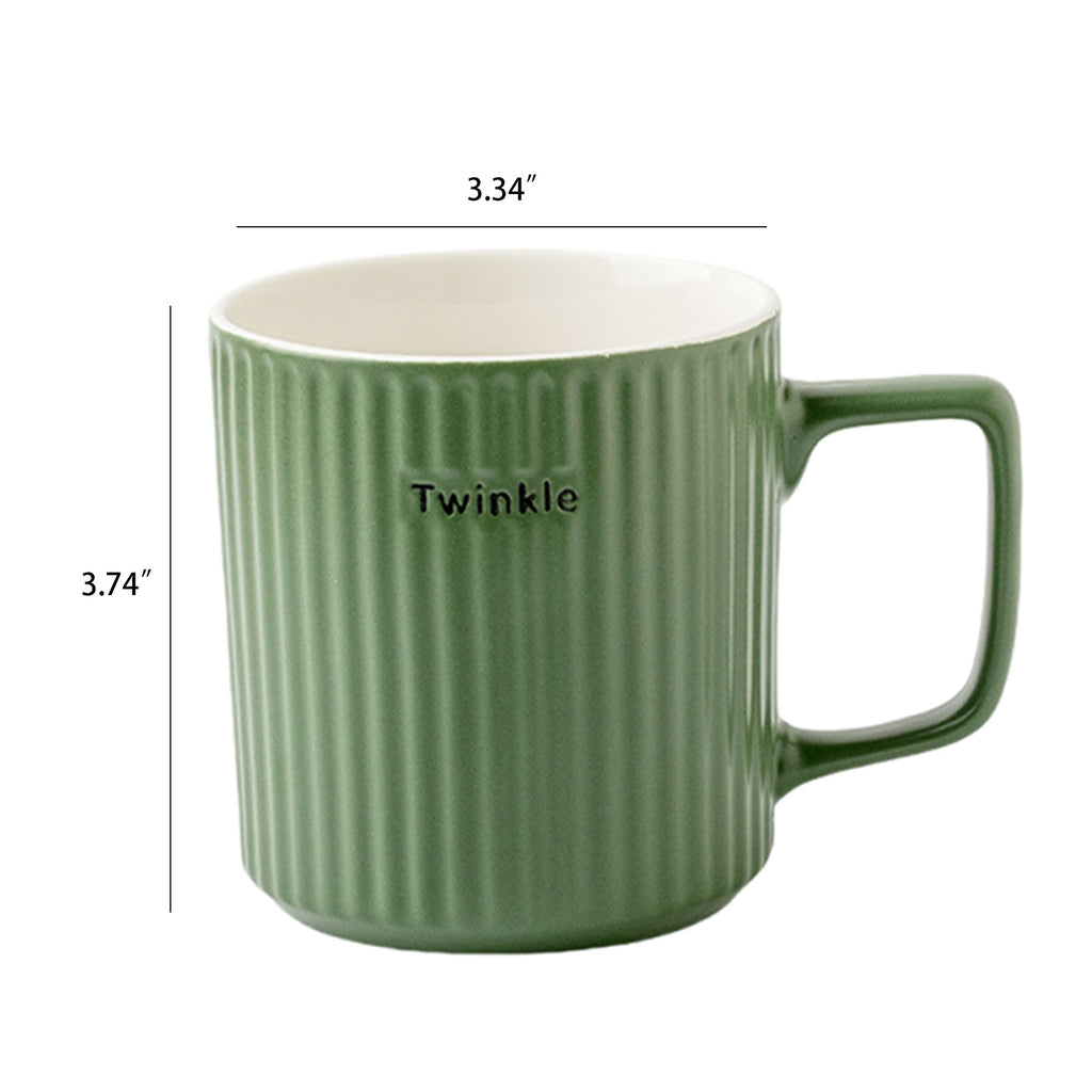 12 Oz Vertical Stripe Mug