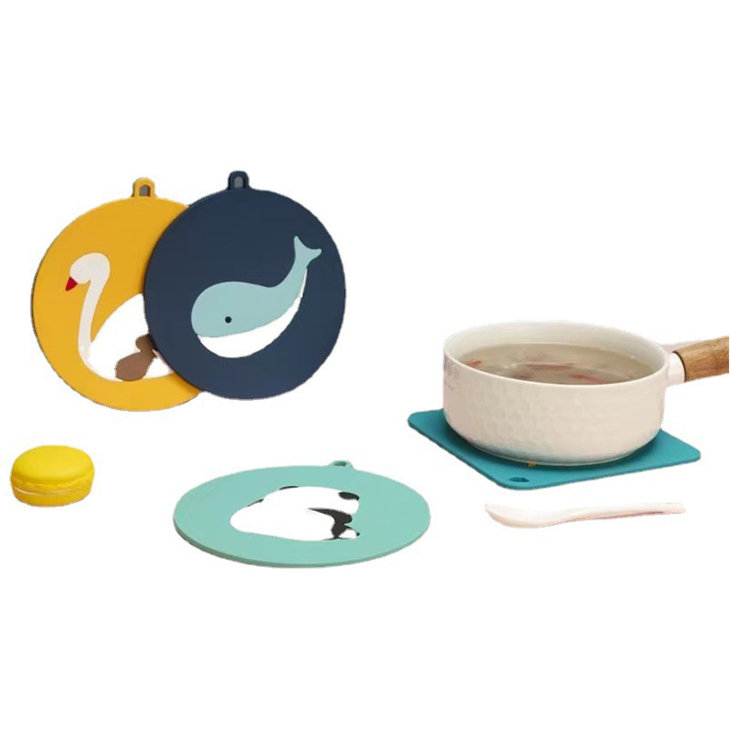 Non-Slip Pvc Soft Plastic Coaster