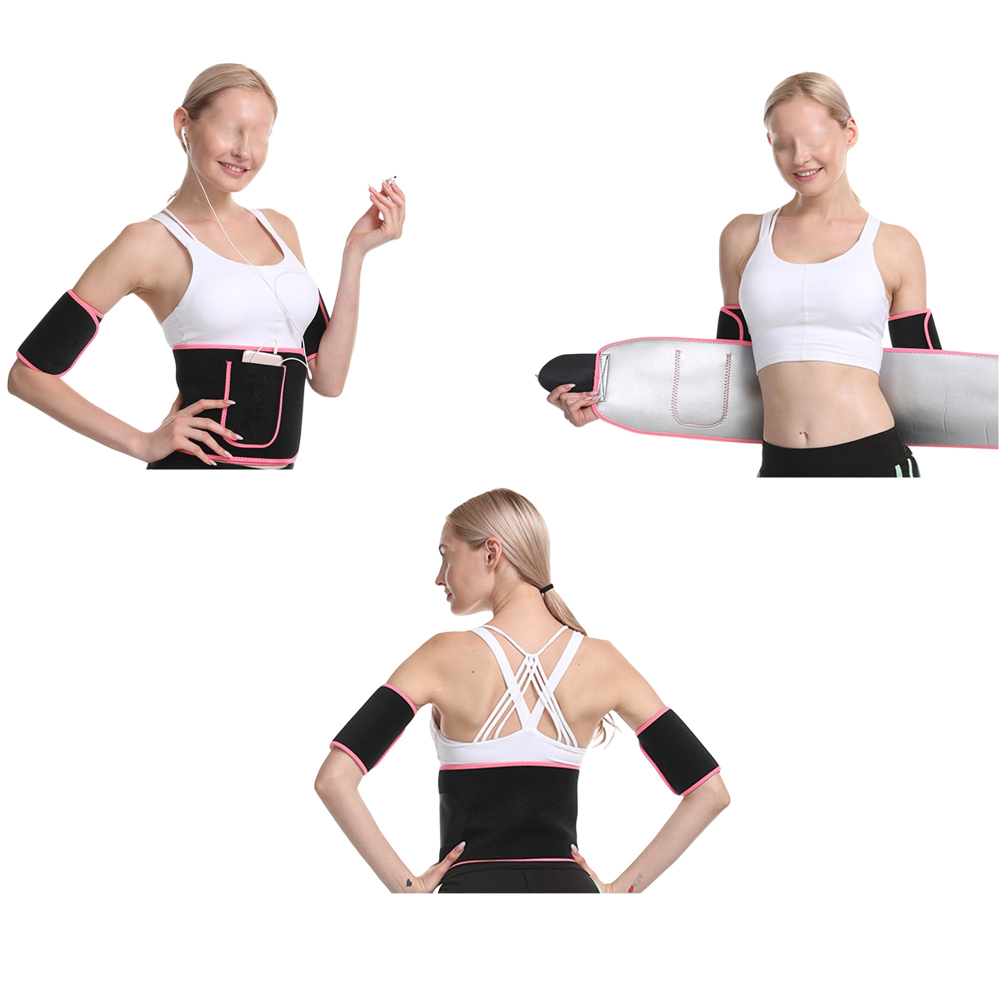 Waist Trainer Trimmer For Women Sweat Band Stomach Wraps