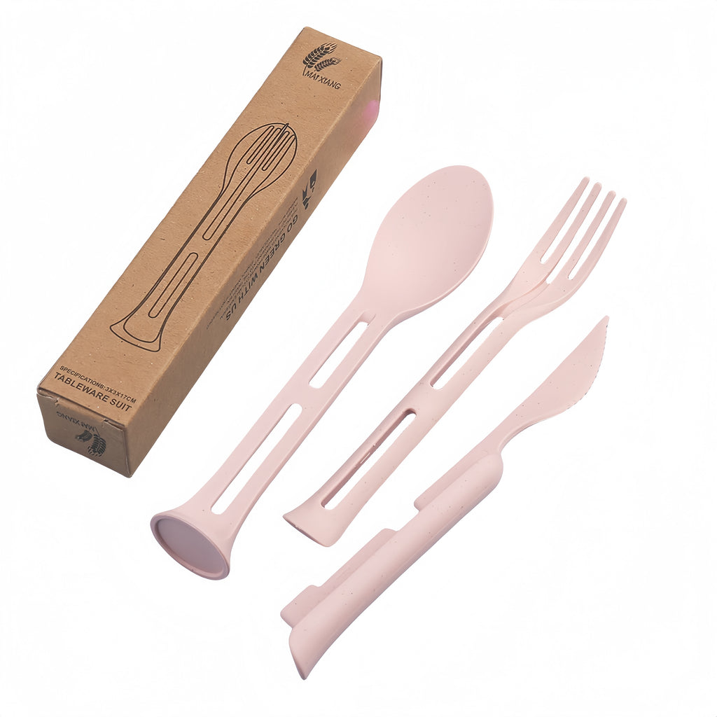 Kids' 3-in-1 Portable Utensil Set