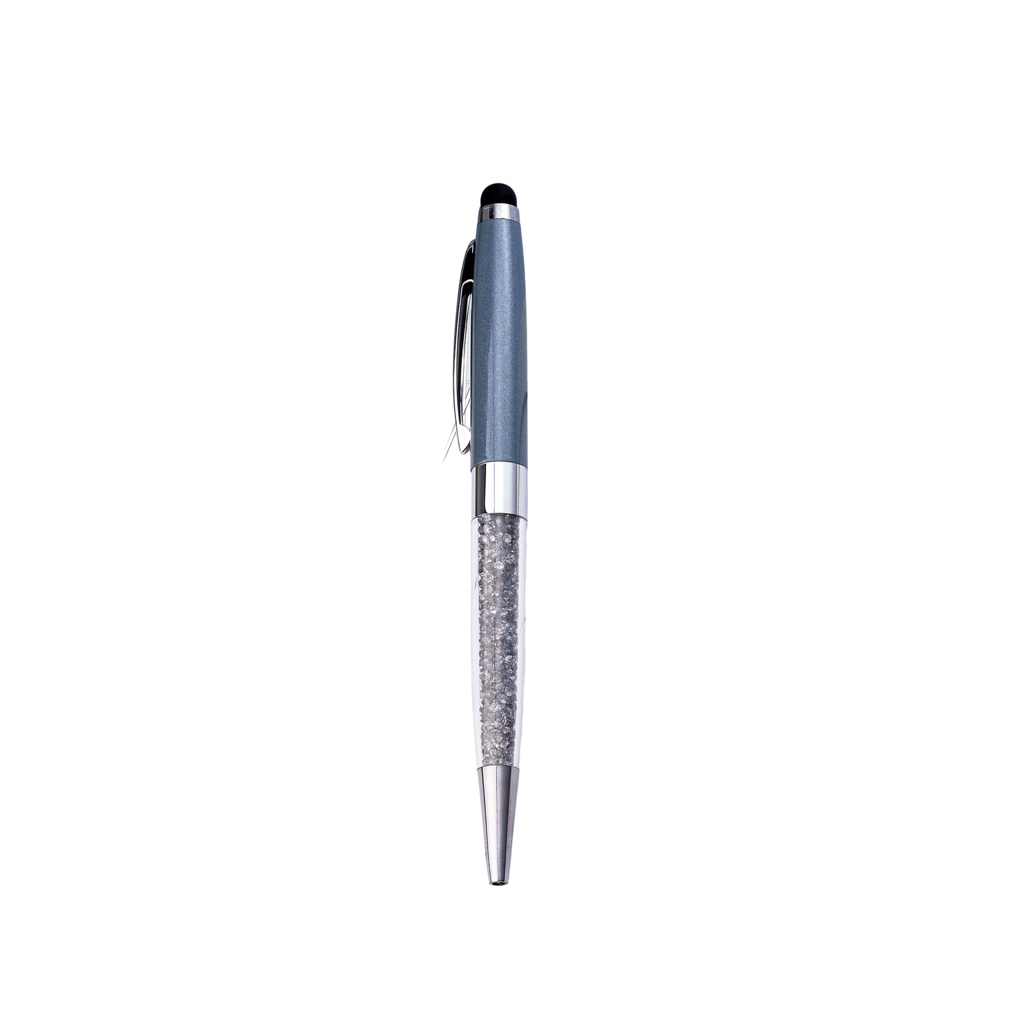 Crystal Ballpoint Pen With Stylus