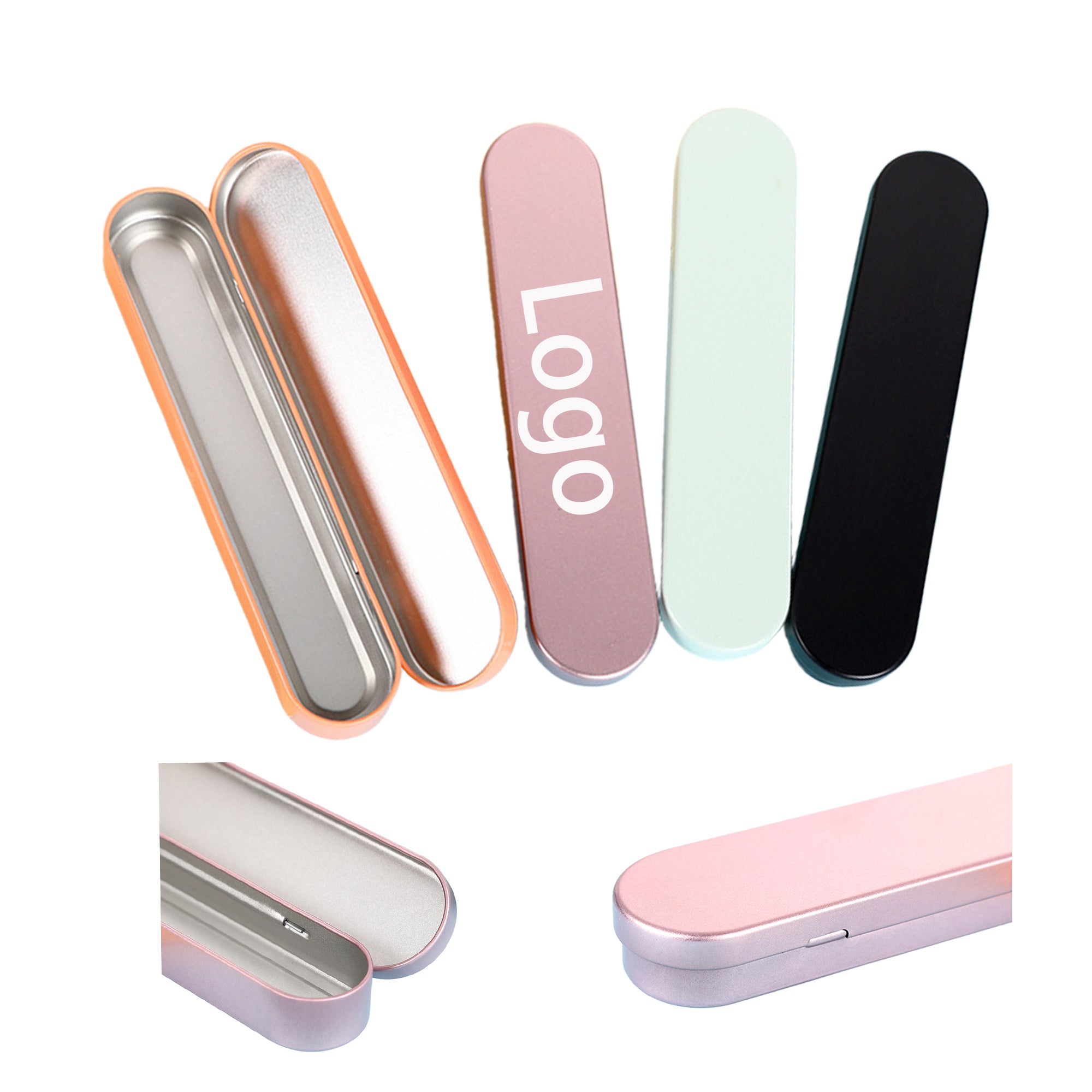 Rectangular Tin Pen Case