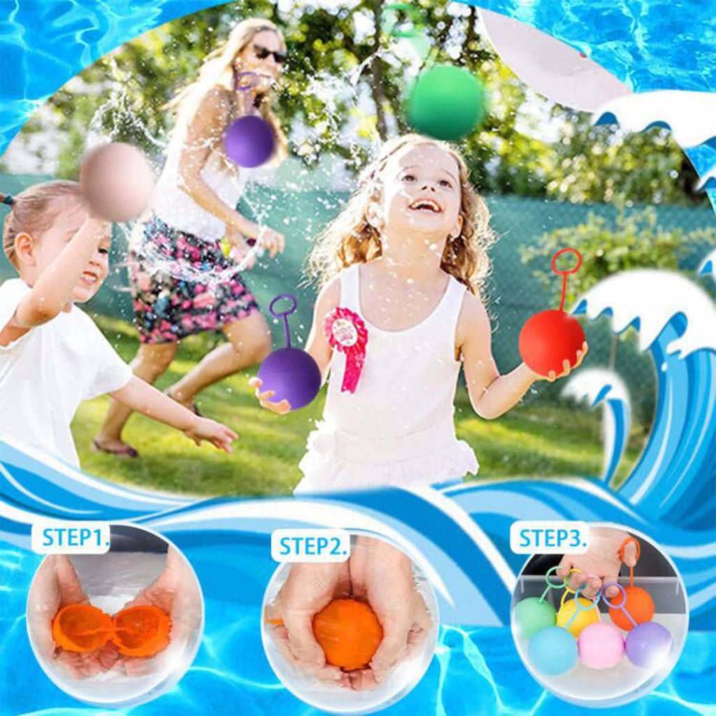 Reusable Silicone Water Balloon W/Ring