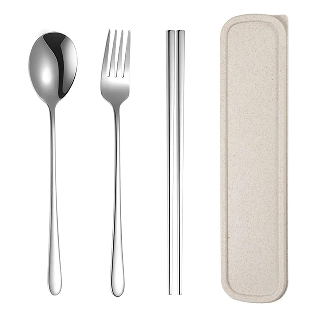 Stainless Steel 4pcs Cutlery Set/Travel Utensils