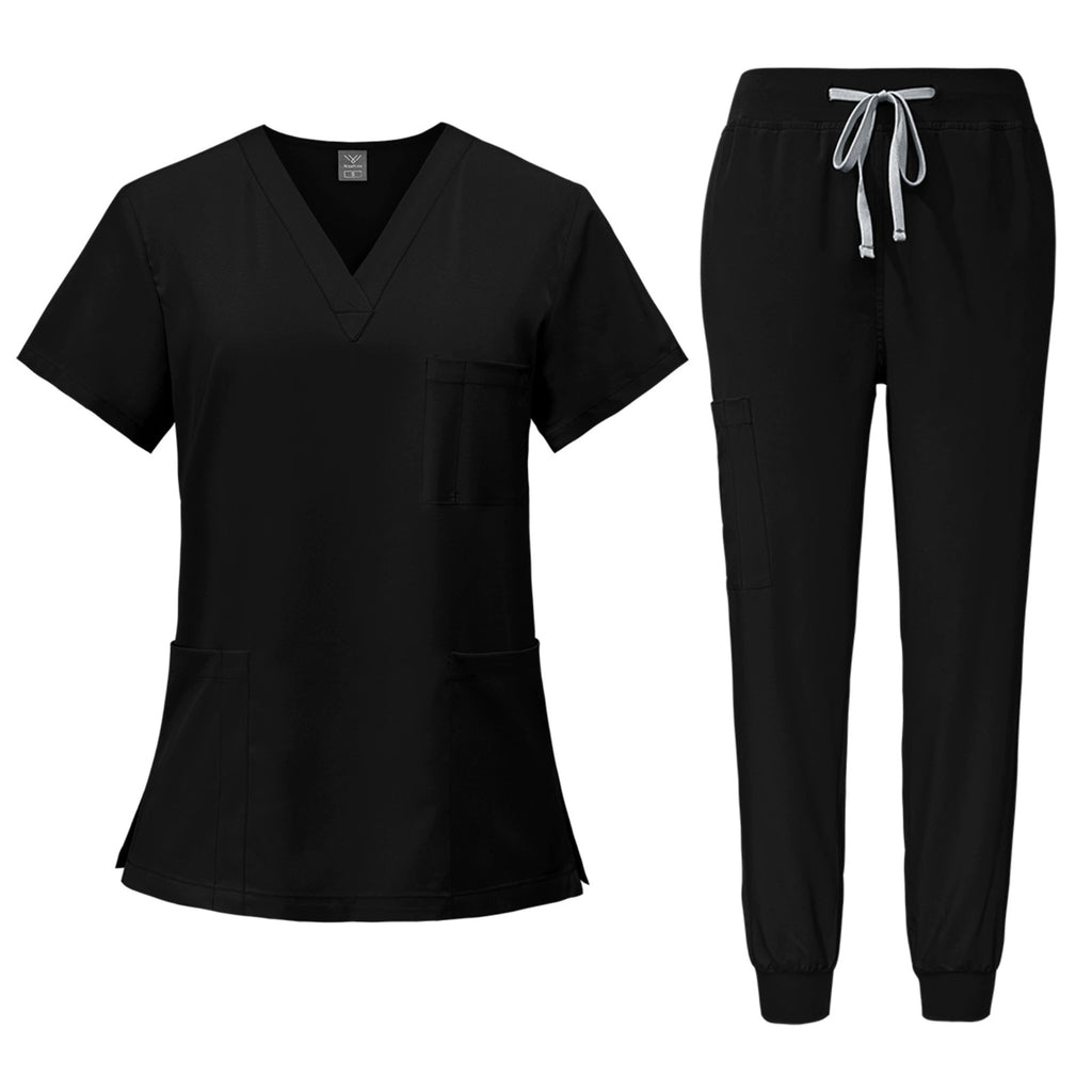 Unisex Quick-Dry Short-Sleeve Hospital Workwear Set