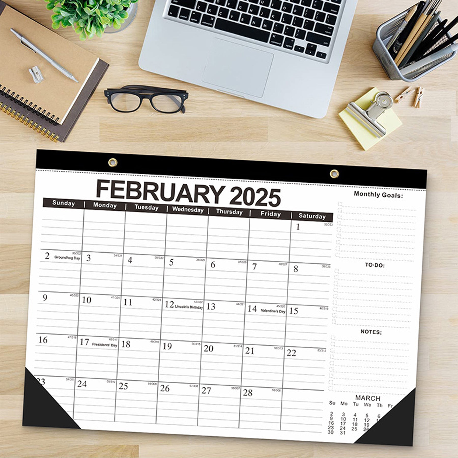 18-Month Countdown Desk Calendar