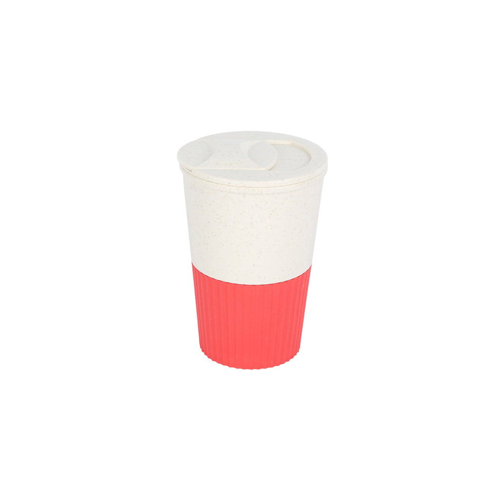 Wheat Straw Plastic Coffee Mug-Insulated Travel Cup