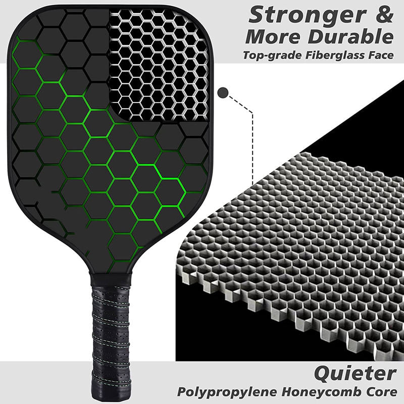 Custom Pickleball Paddles Set With 4 Balls