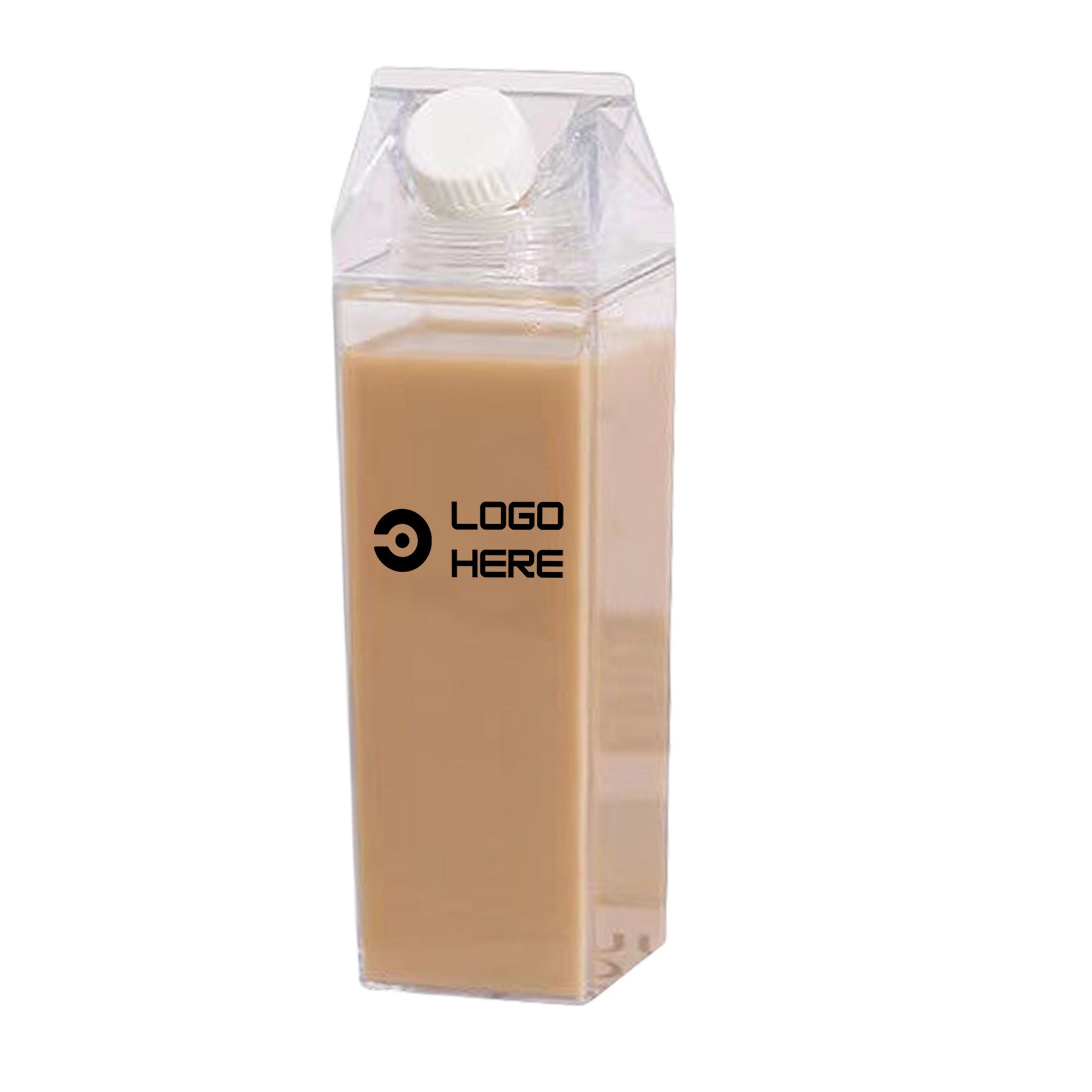 17Oz Square Plastic Milk Cup