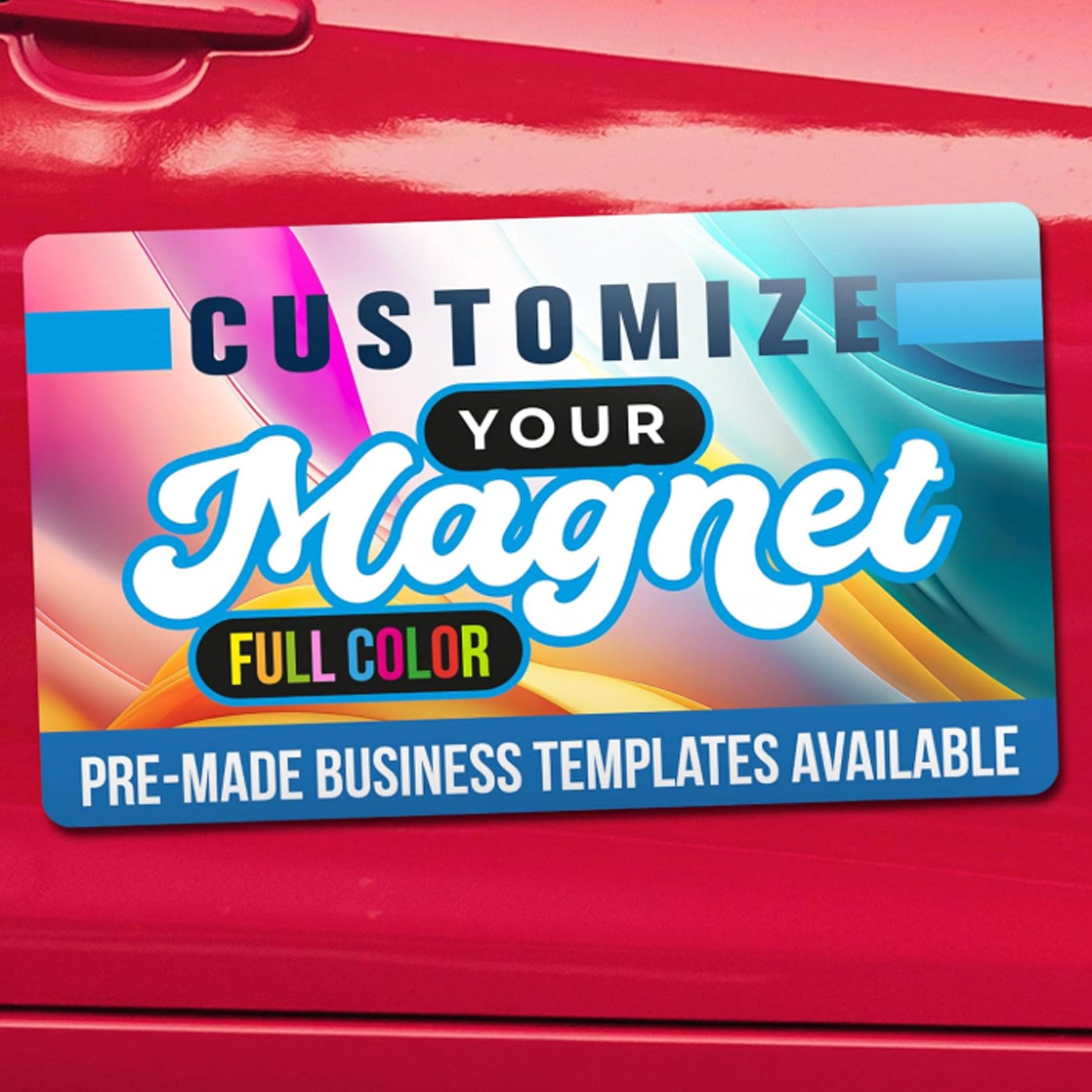 Car Sign Circle Magnet