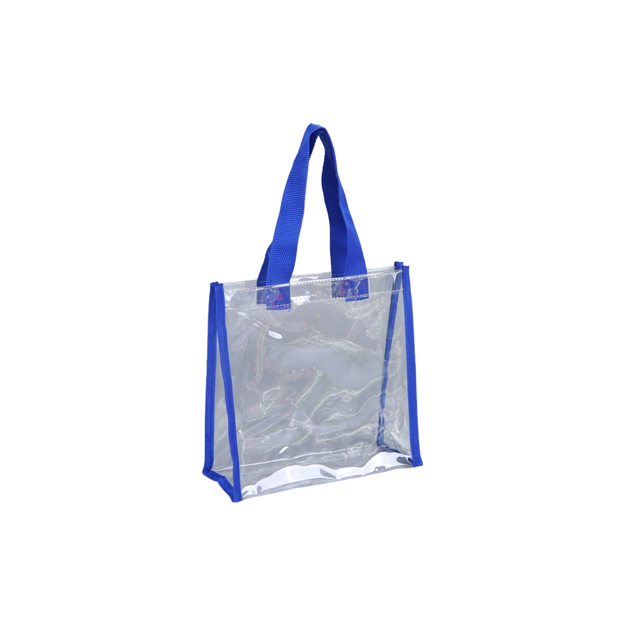 Clear Pvc Tote Bag - Colorful Jelly Style For Beach, Stadium