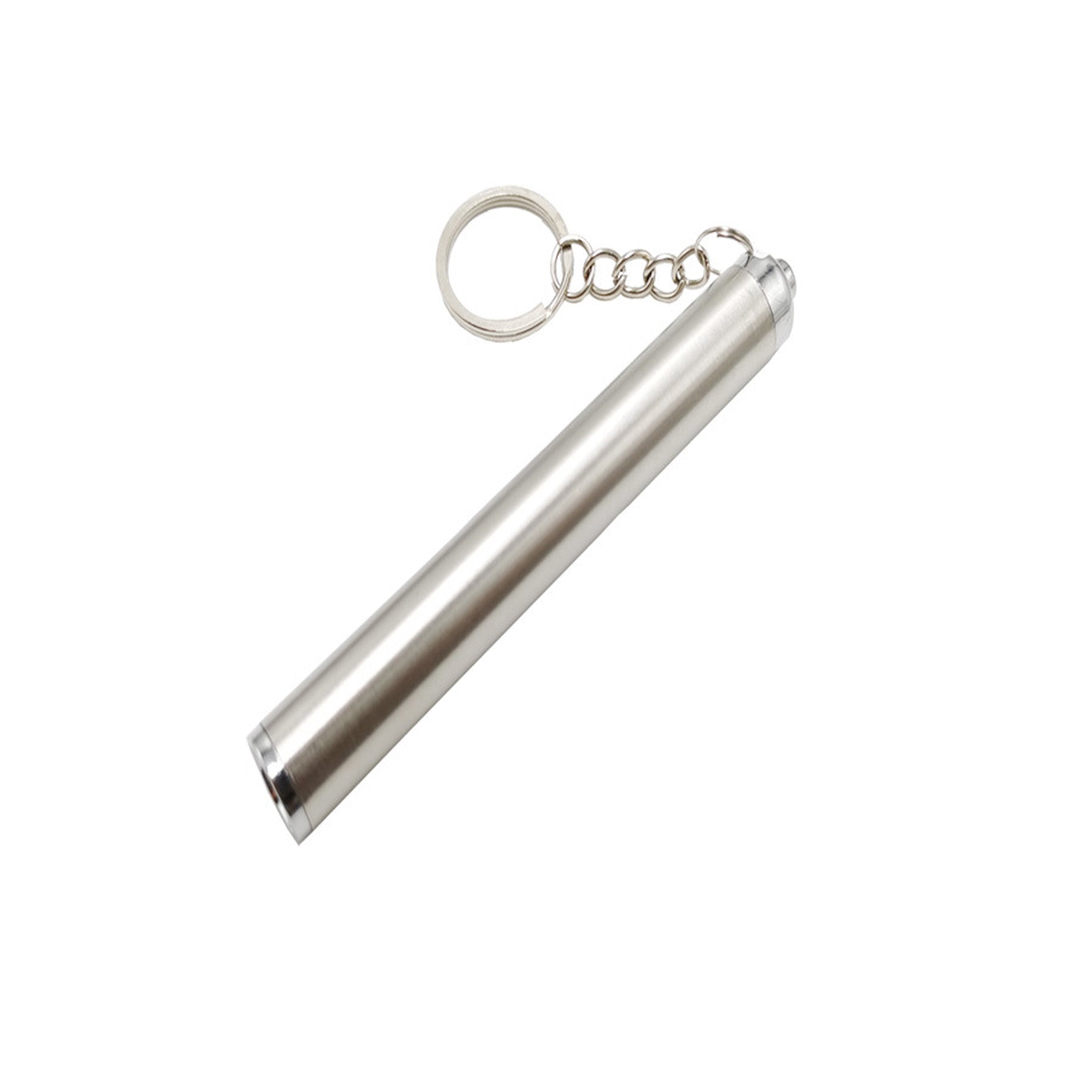 Stainless Steel High Brightness Led Flashlight With Keychain