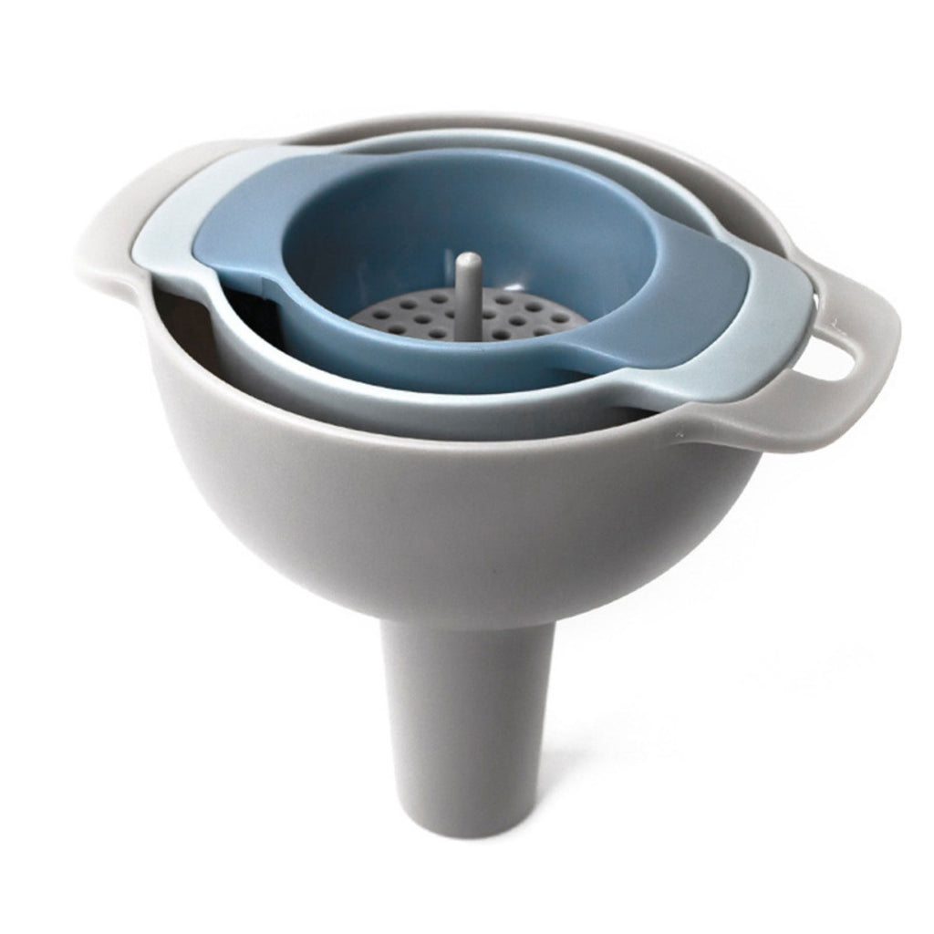 4 - Piece Plastic Funnel Set