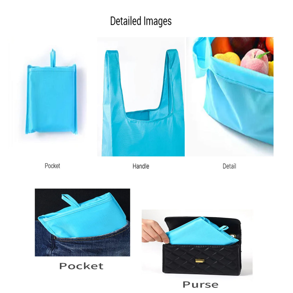 Portable Folding Grocery Tote Bag