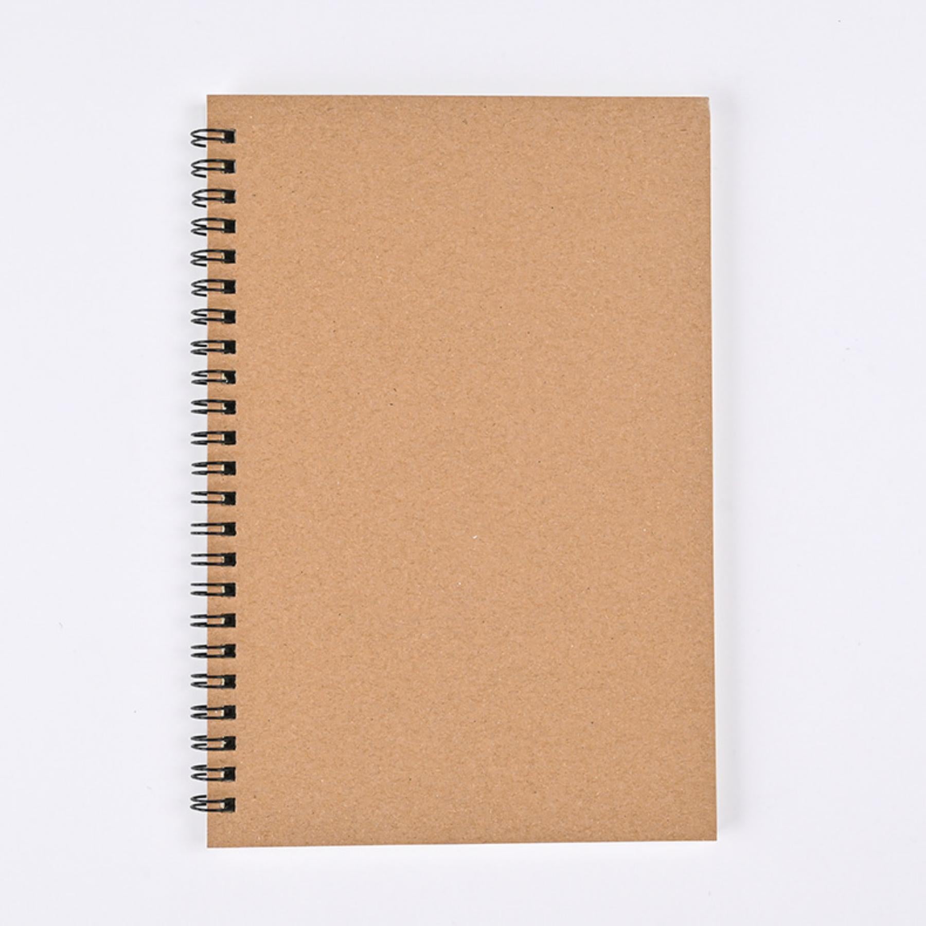 A5 Eco Kraft Cover Spiral Notebook