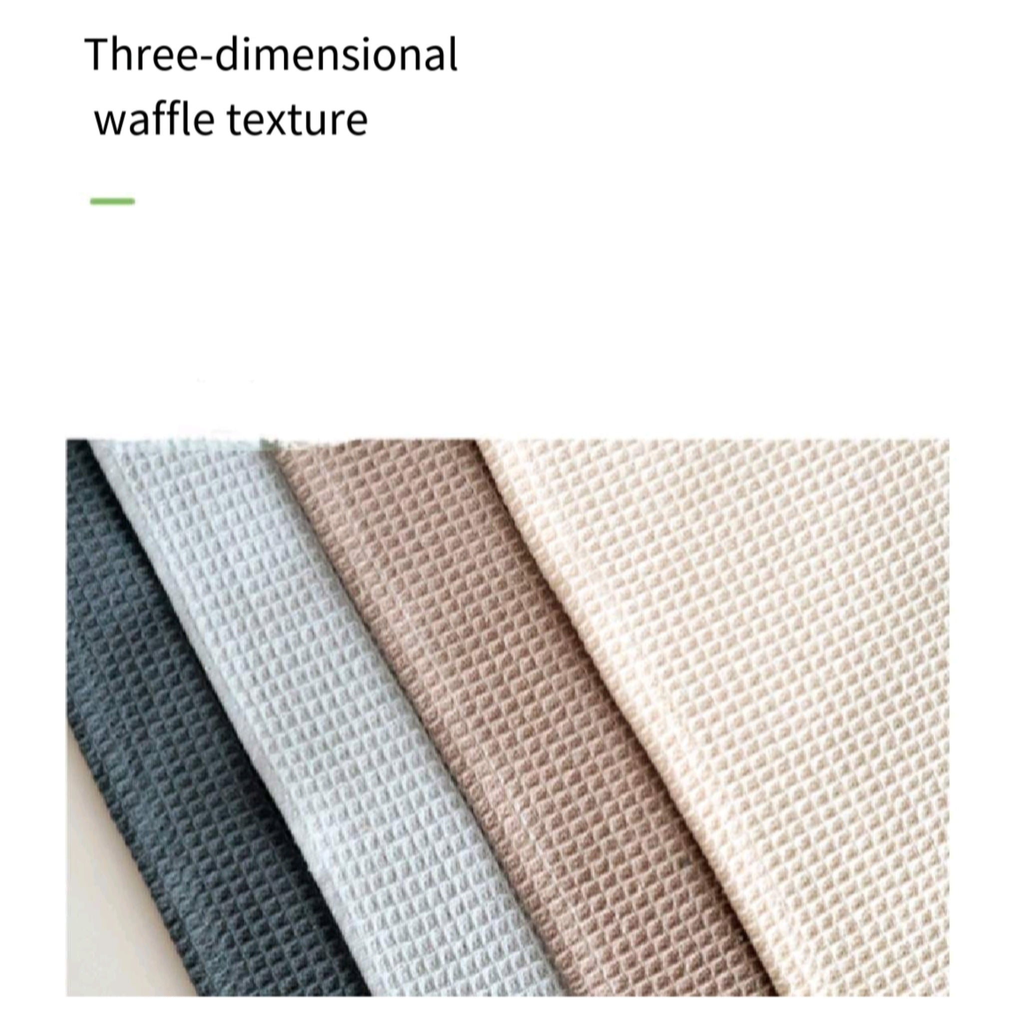 Cotton Waffle Dish Towels Scrub Kitchen Cloth Solid Color