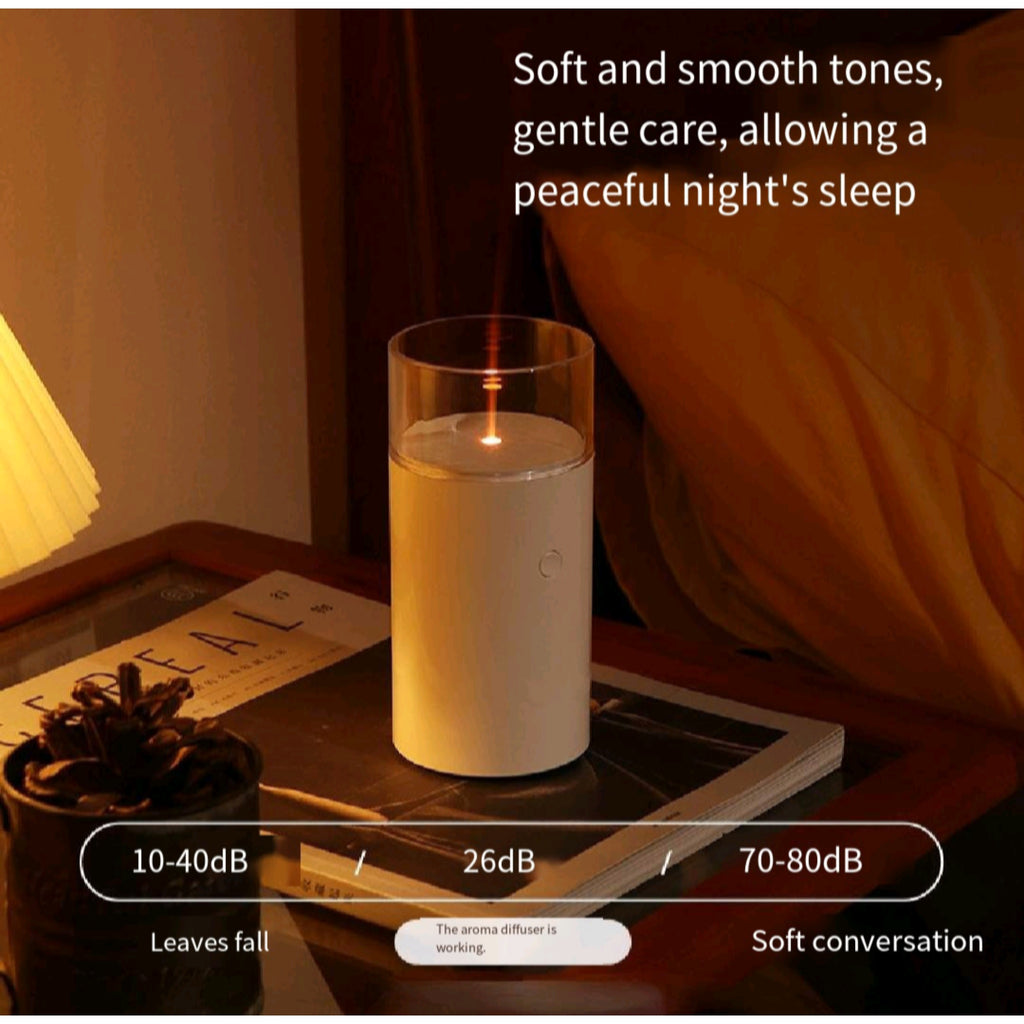 NoFlame Diffuser Flicker Car USB Oil Humidifier