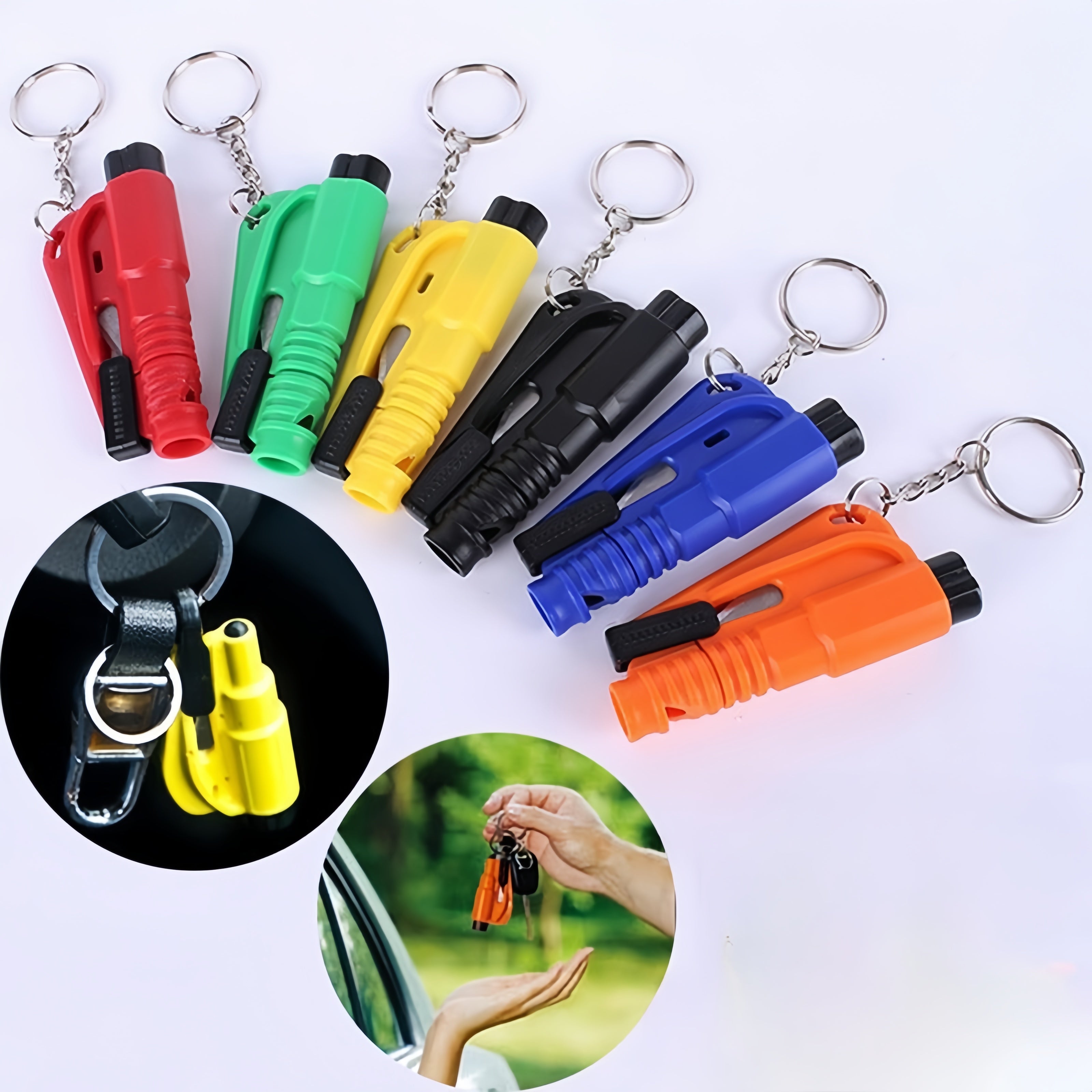 Car Window Breaker Keychain