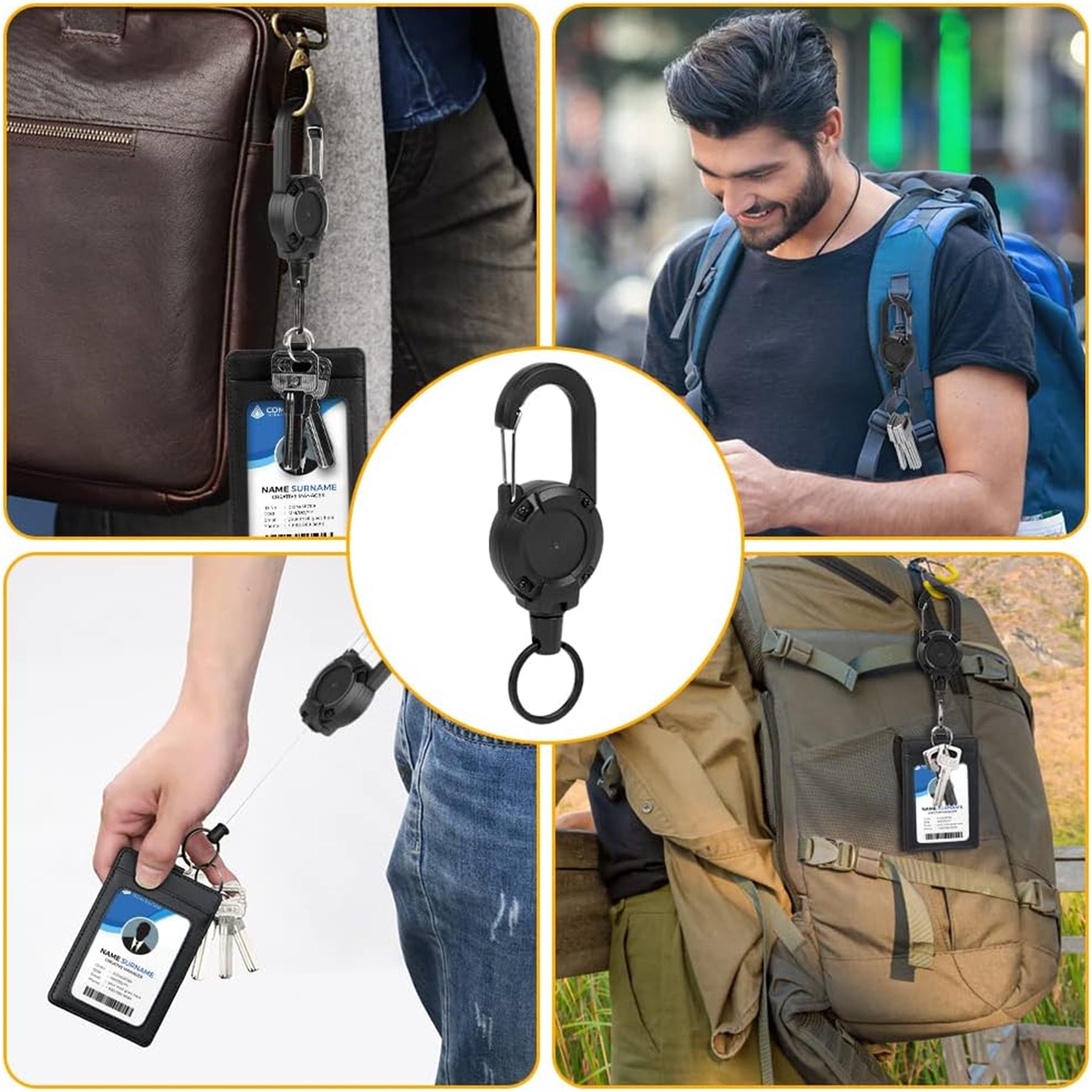 Retractable Keychain