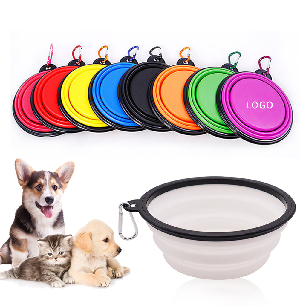 Pet Silicone Anti-Tipping Folding Bowl